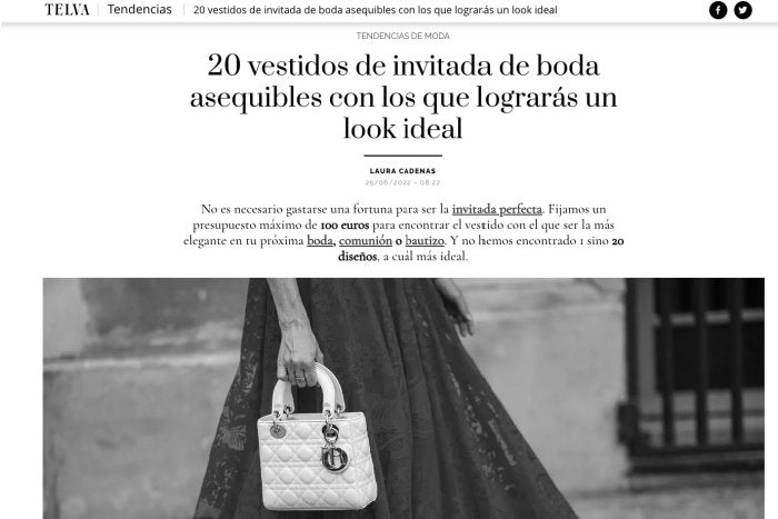 20 vestidos de invitada de boda asequibles con los que lograrás un look ideal - Bruna