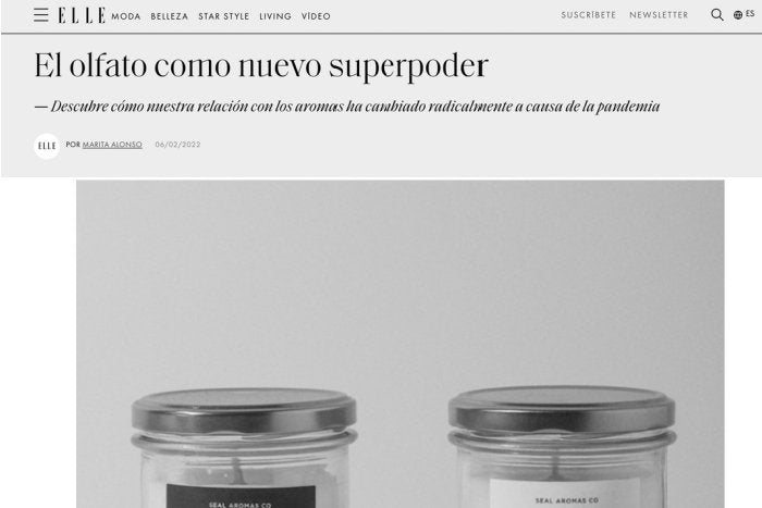 El olfato como nuevo superpoder Descubre cómo nuestra relación con los aromas ha cambiado radicalmente a causa de la pandemia - Bruna