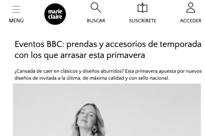 Eventos BBC: prendas y accesorios de temporada con los que arrasar esta primavera - Bruna