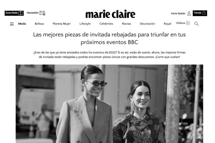 Las mejores piezas de invitada rebajadas para triunfar en tus próximos eventos BBC - Bruna