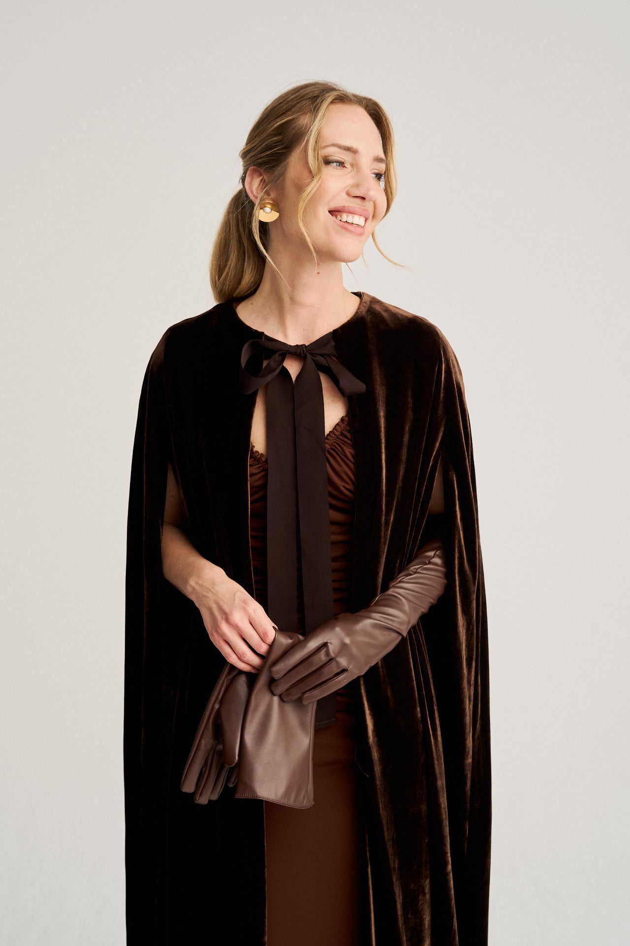 Margaret Velvet Cape · Lady B ·