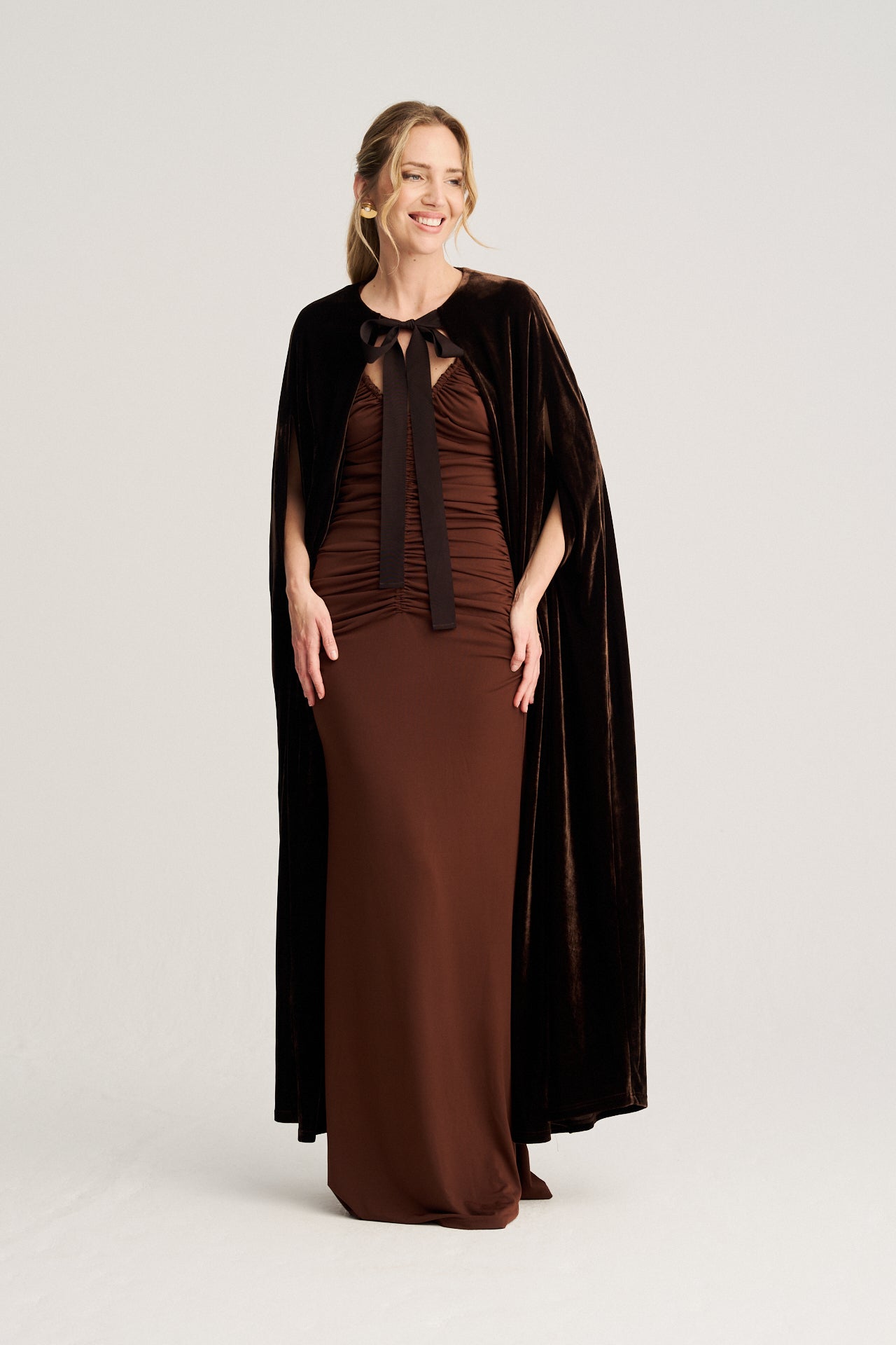 Margaret Velvet Cape · Lady B ·