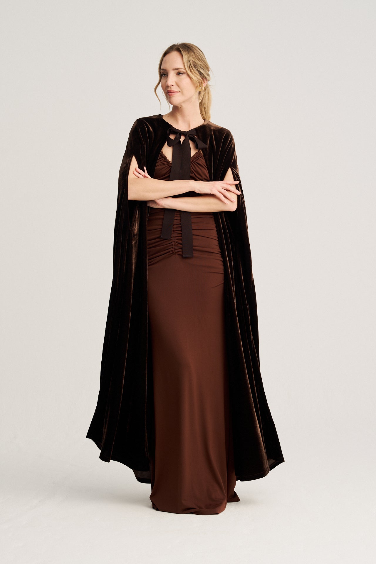 Margaret Velvet Cape · Lady B ·