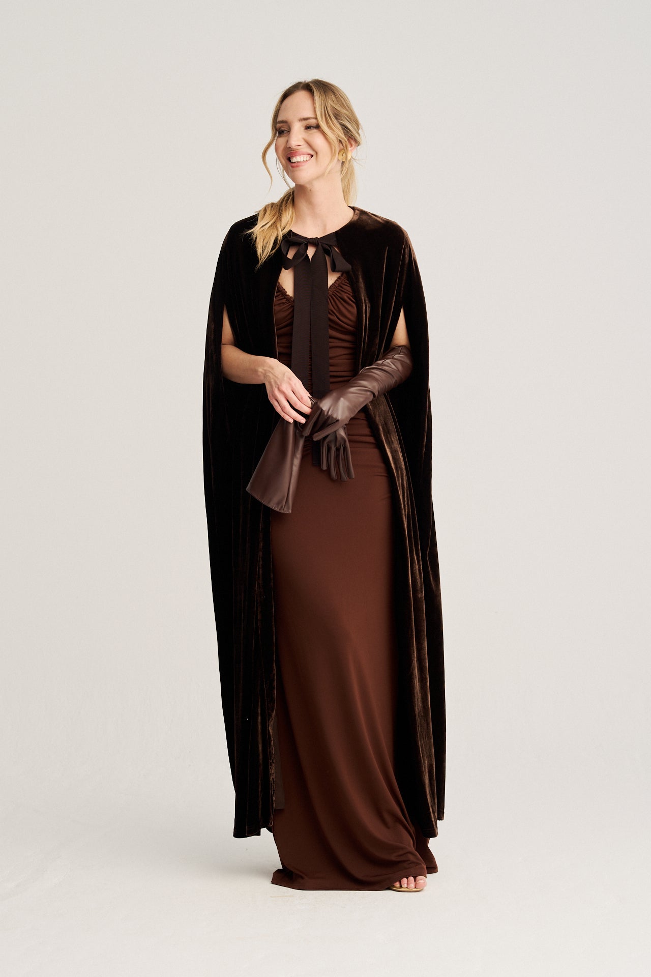 Margaret Velvet Cape · Lady B ·