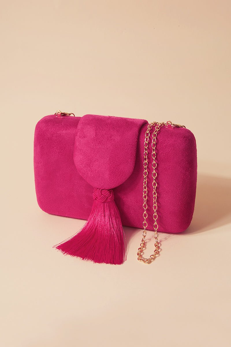 Clutch Clotilde Fucsia · Le Palmier · - Bruna