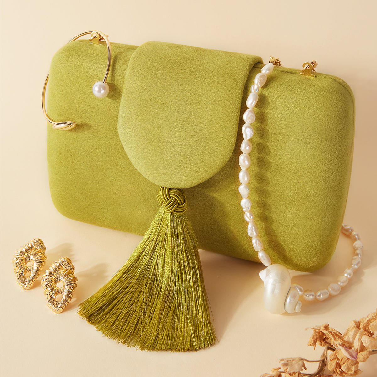 Clutch Clotilde Lima · Le Palmier · - Bruna