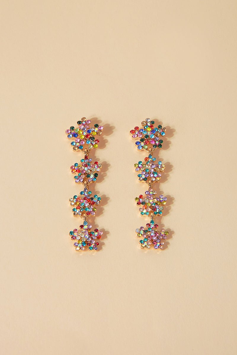 Pendientes Four Flowers Pastel · Le Palmier · - Bruna