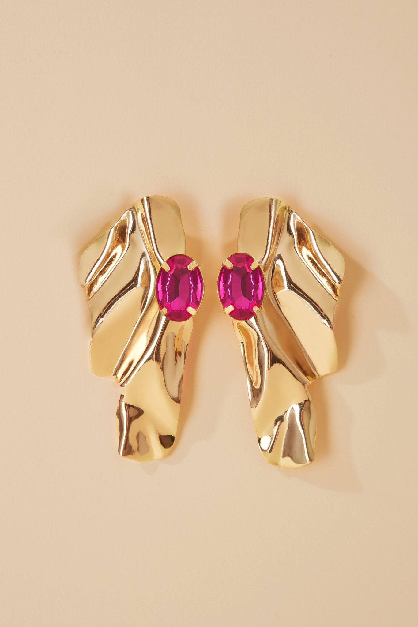 Pendientes Megan Pink · Le Palmier · - Bruna