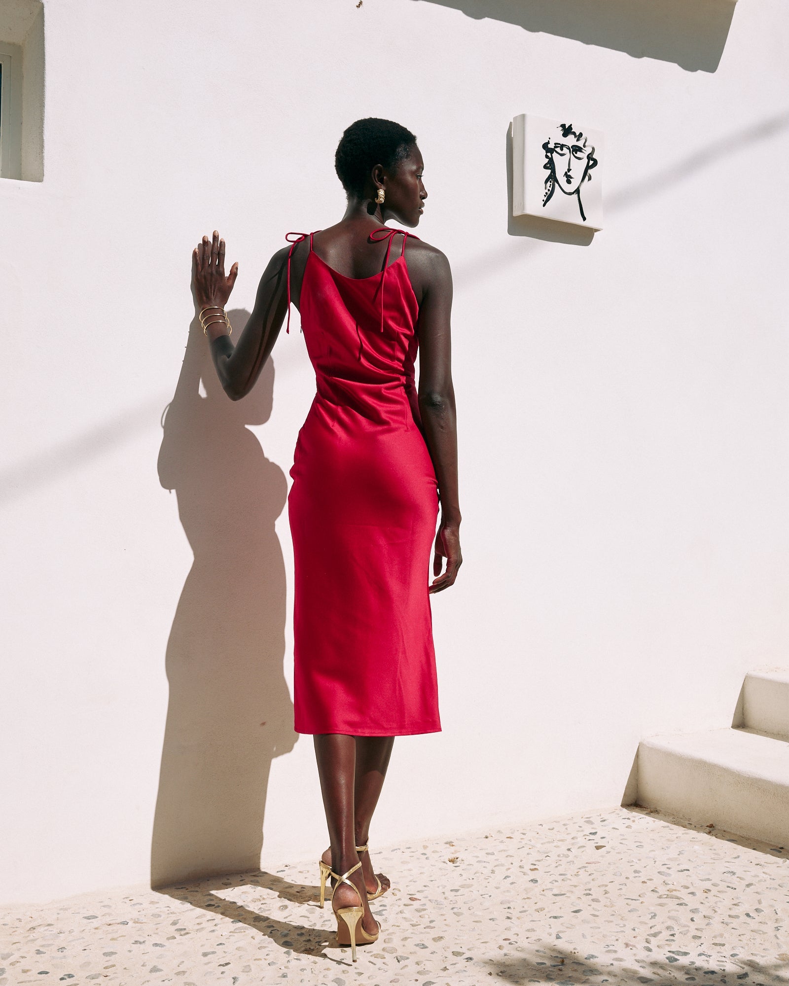 Vestido Nona Rojo · Le Palmier · - Bruna