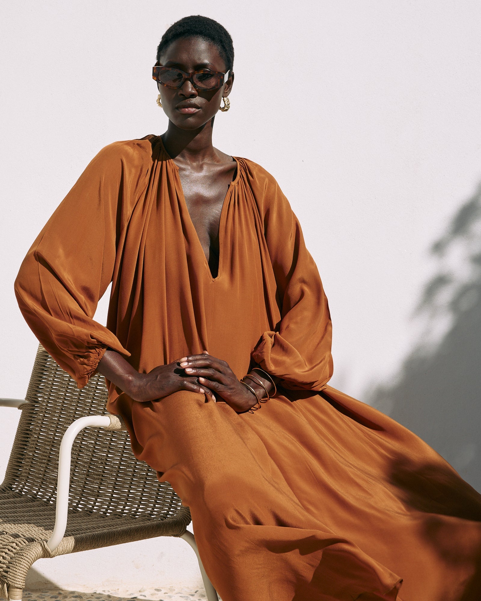 Vestido Prudence Rust · Playa · - Bruna