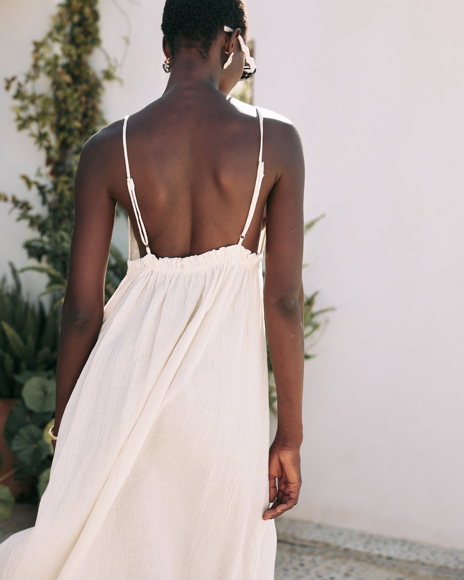 Vestido Sunset Marfil · Playa · - Bruna