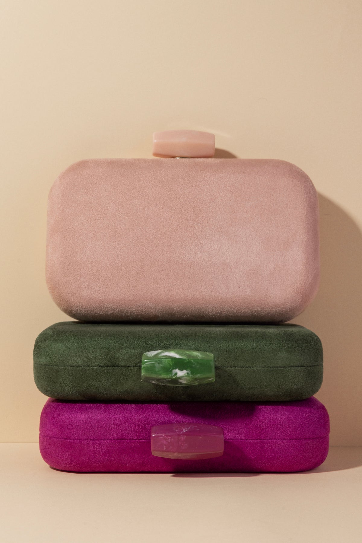 Clutch Clare Rosa · Le Jardin · - Bruna