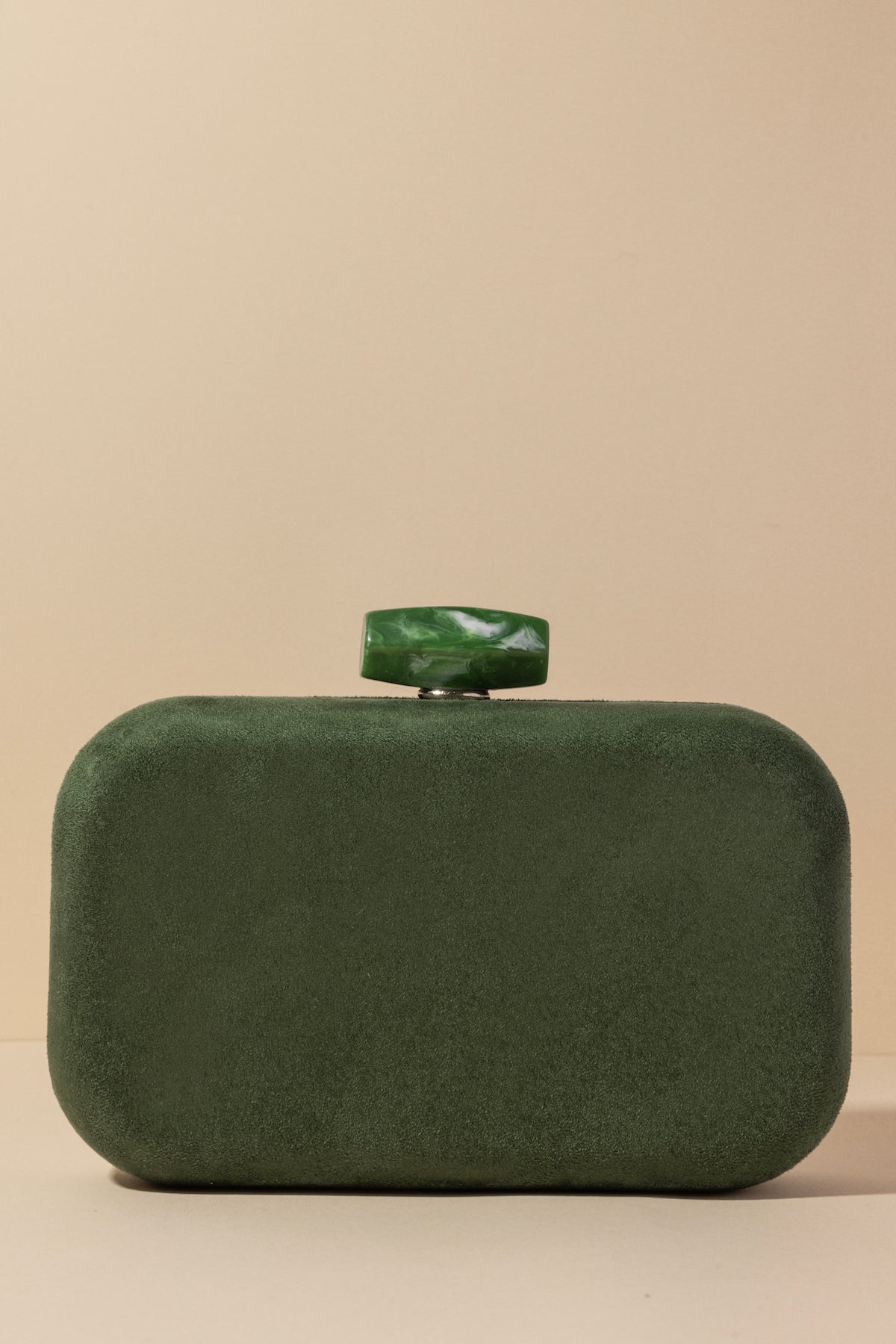 Clutch Clare Verde · Le Jardin · - Bruna