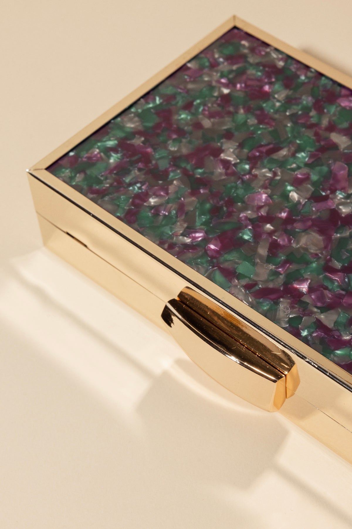 Clutch Lia Morado · Le Jardin · - Bruna