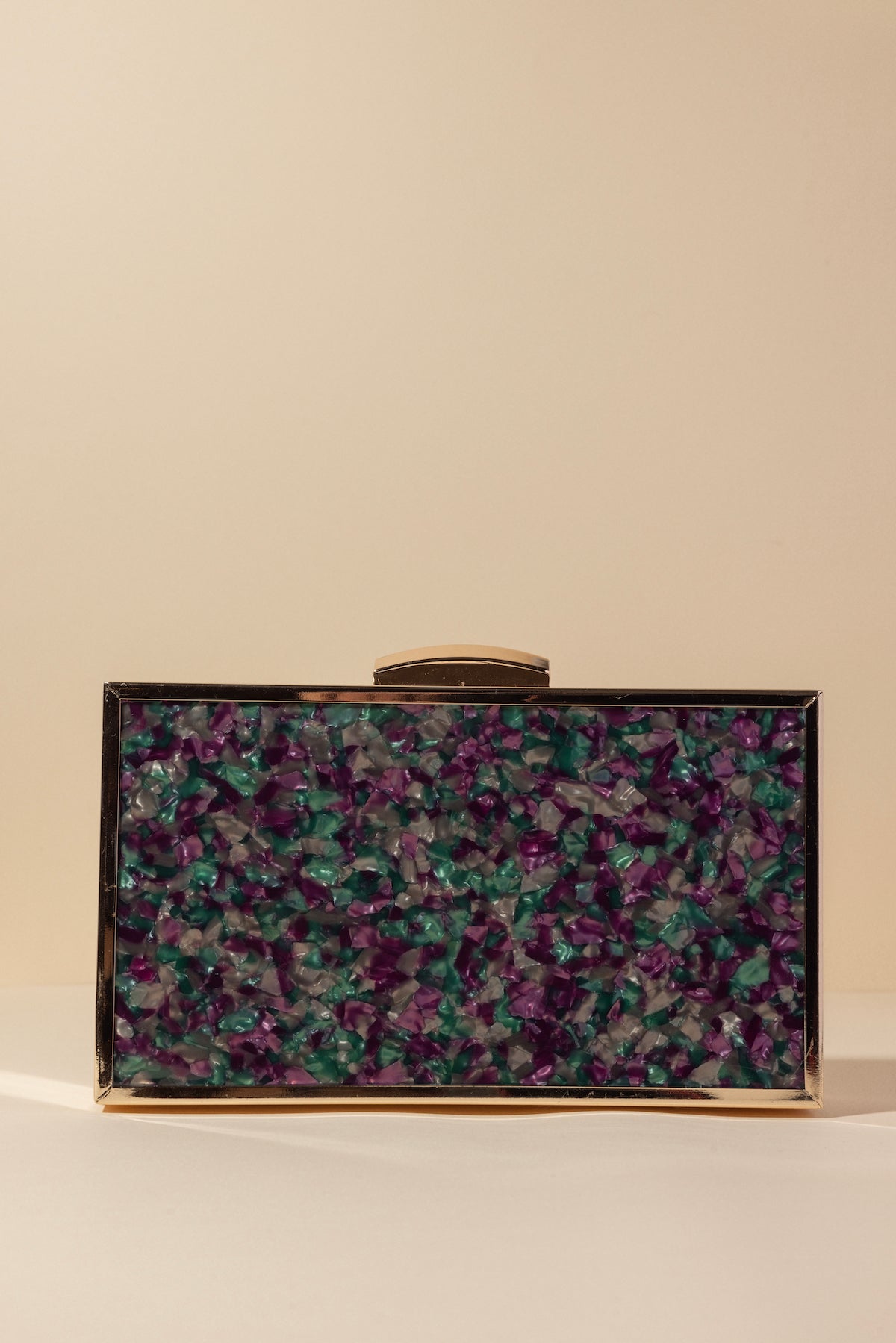 Clutch Lia Morado · Le Jardin · - Bruna