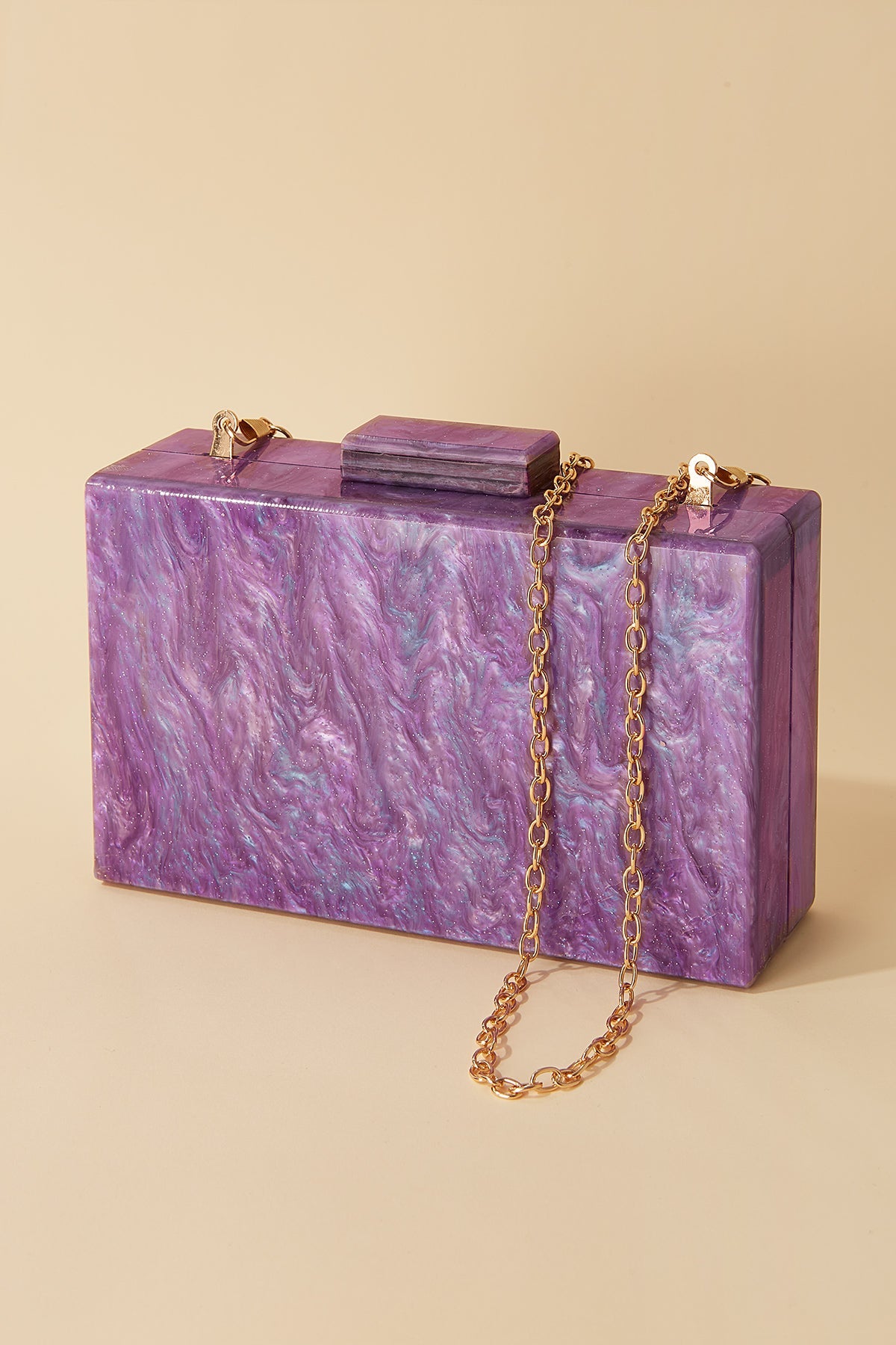 Clutch Lucila Violeta · Flora · - Bruna