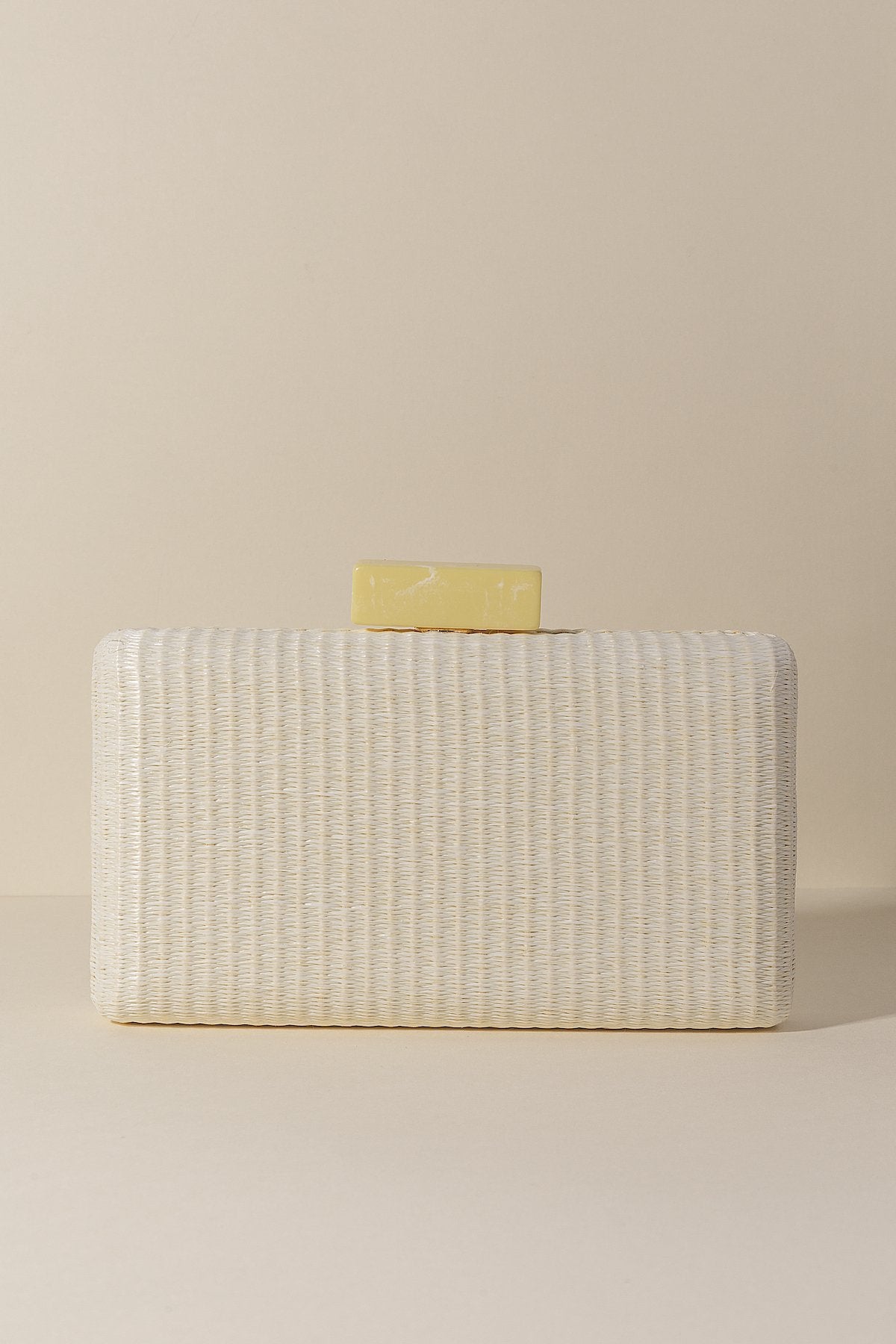 Clutch Rafia Candy Limon · Rivera · - Bruna