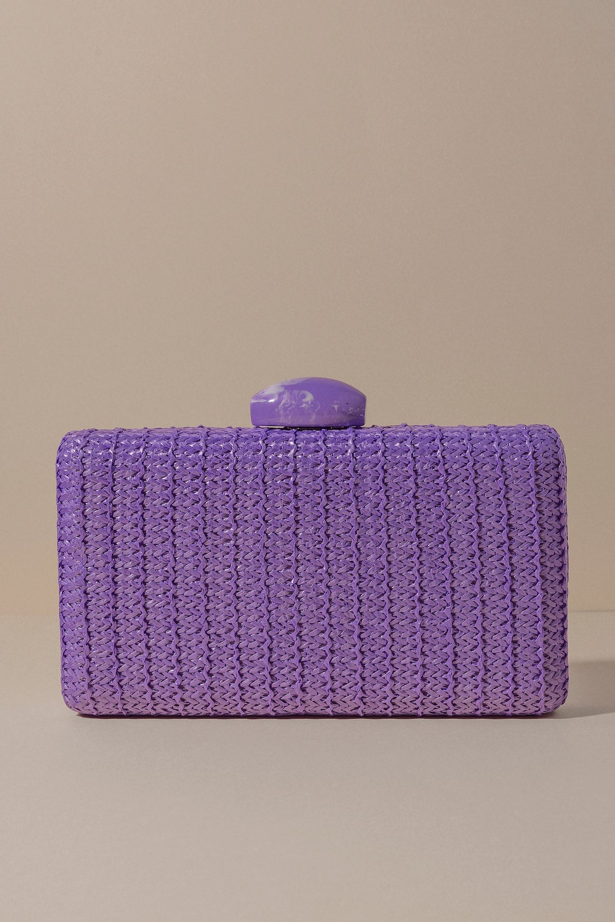 Clutch Rafia Purple · Alegoria · - Bruna