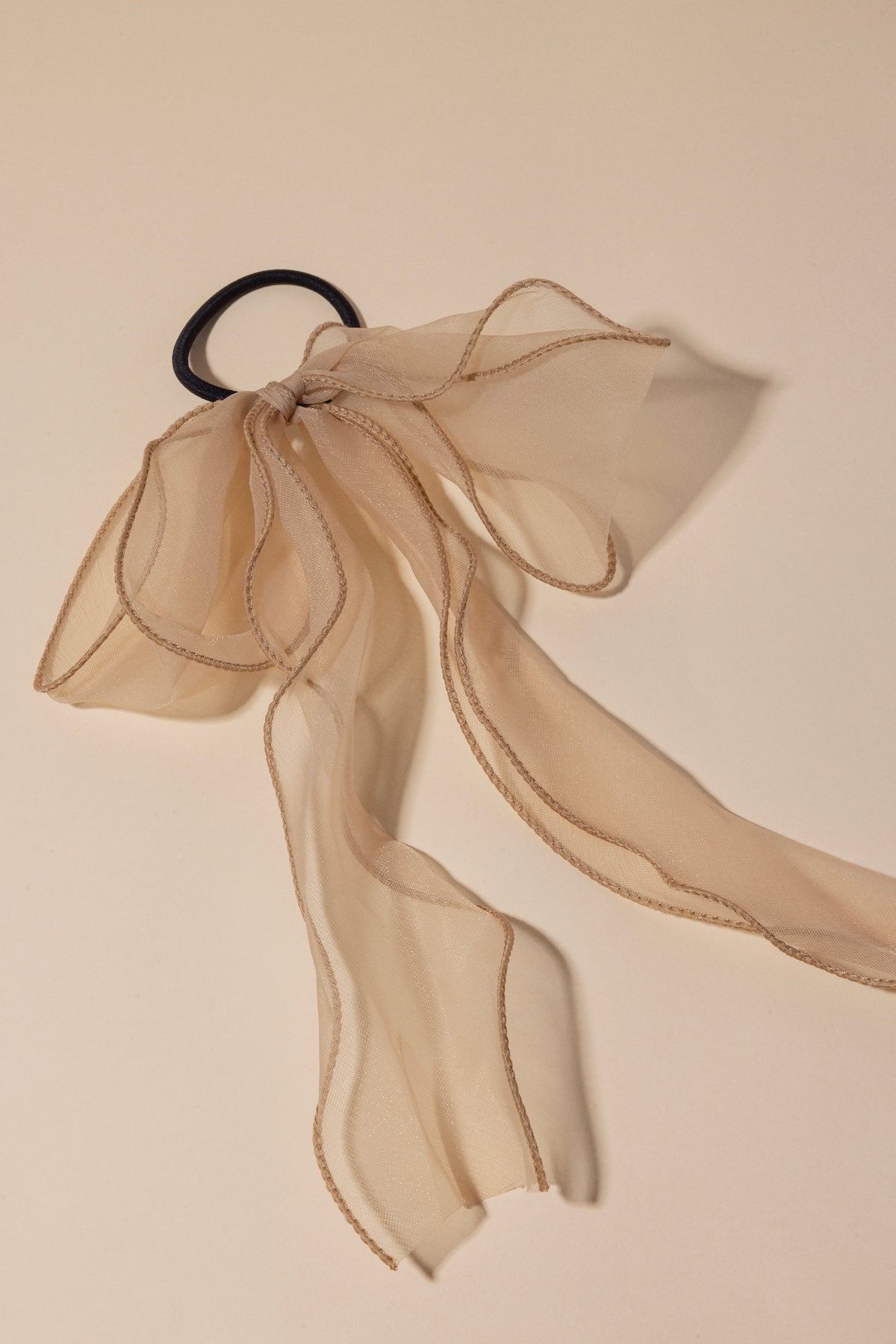 Lazo coletero Organza Nude · Muse · - Bruna