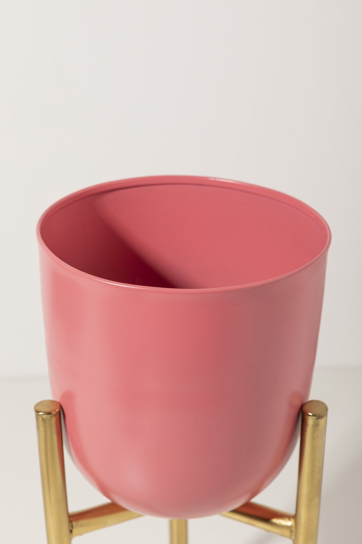 Maceta Pink con soporte Dorados · Deco · - Bruna