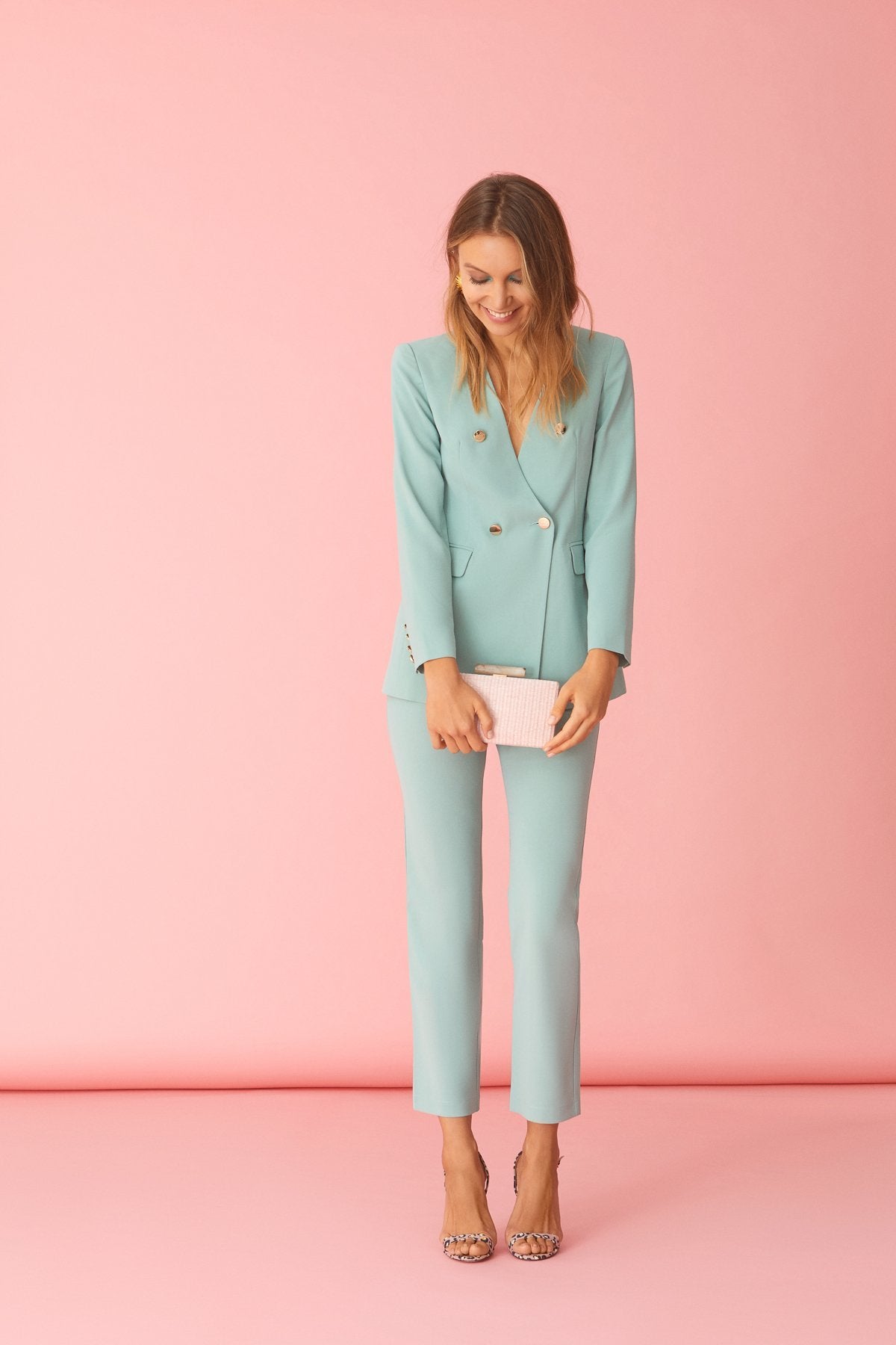 Pantalon Alexandra Verde · Pretty in Pink · - Bruna