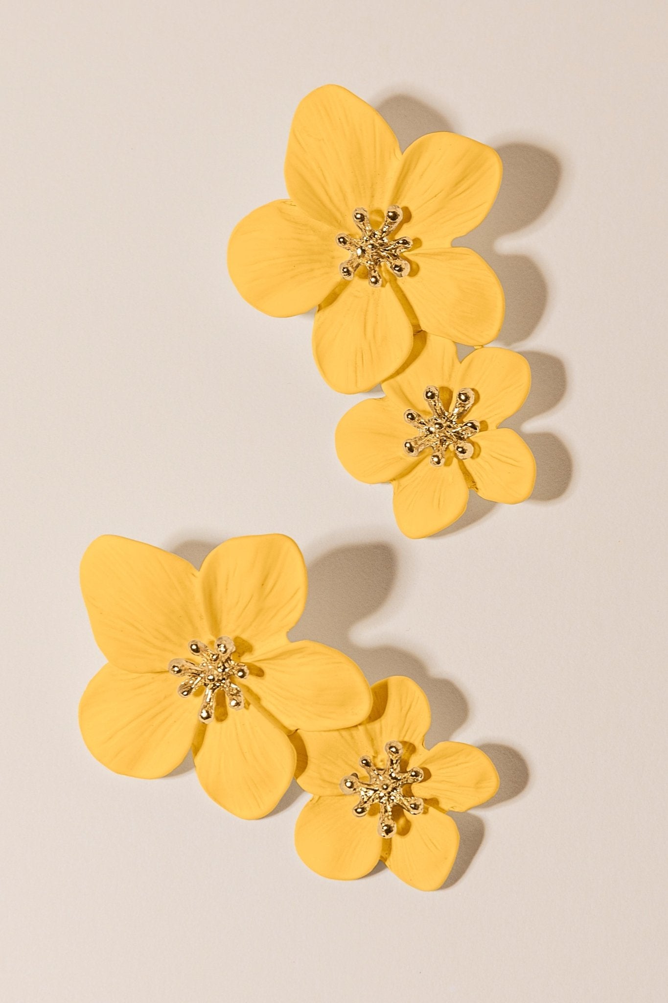 Pendientes Orchid Amarillo · Rivera · - Bruna