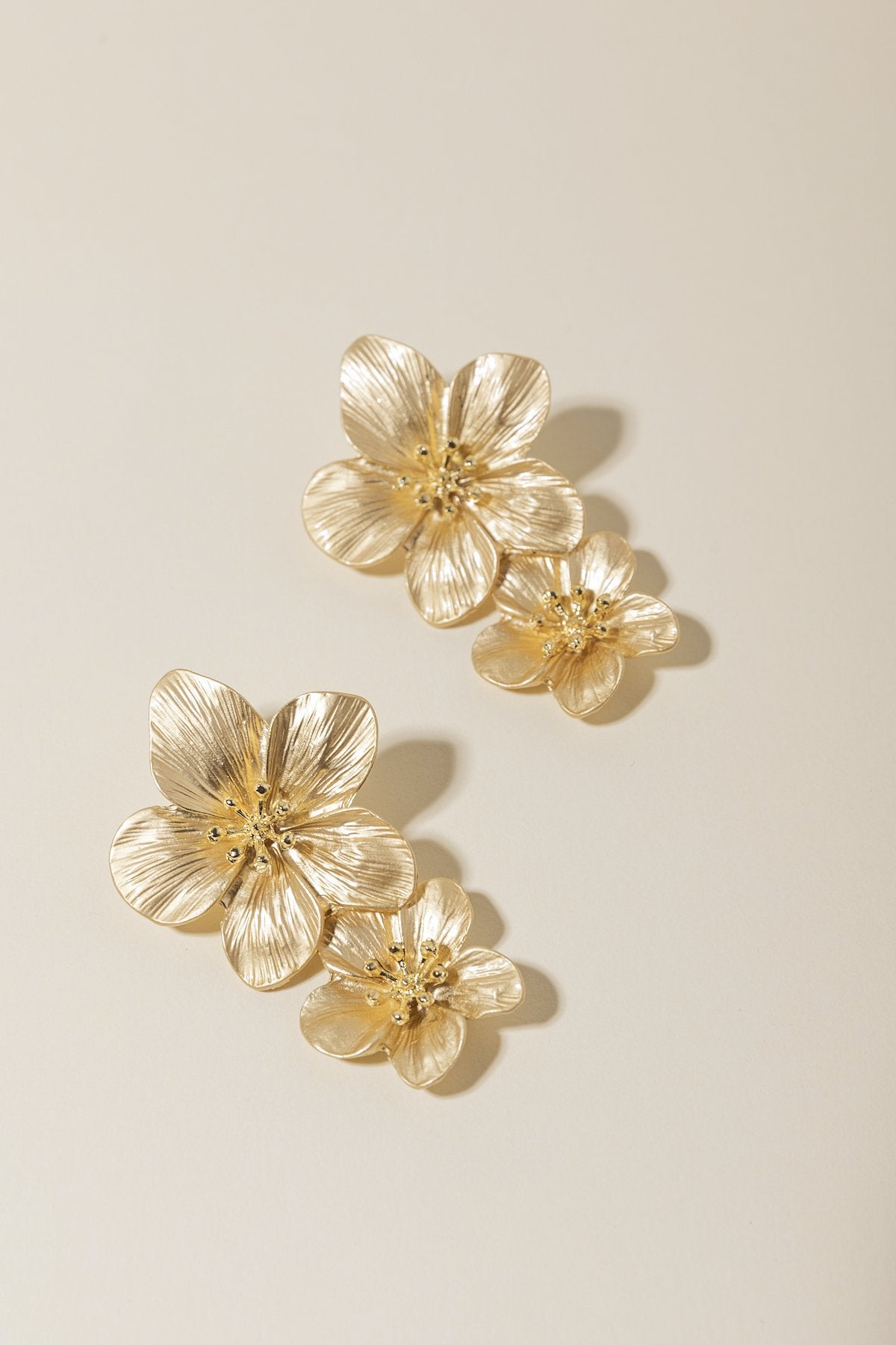 Pendientes Orchid Gold · Rivera · - Bruna