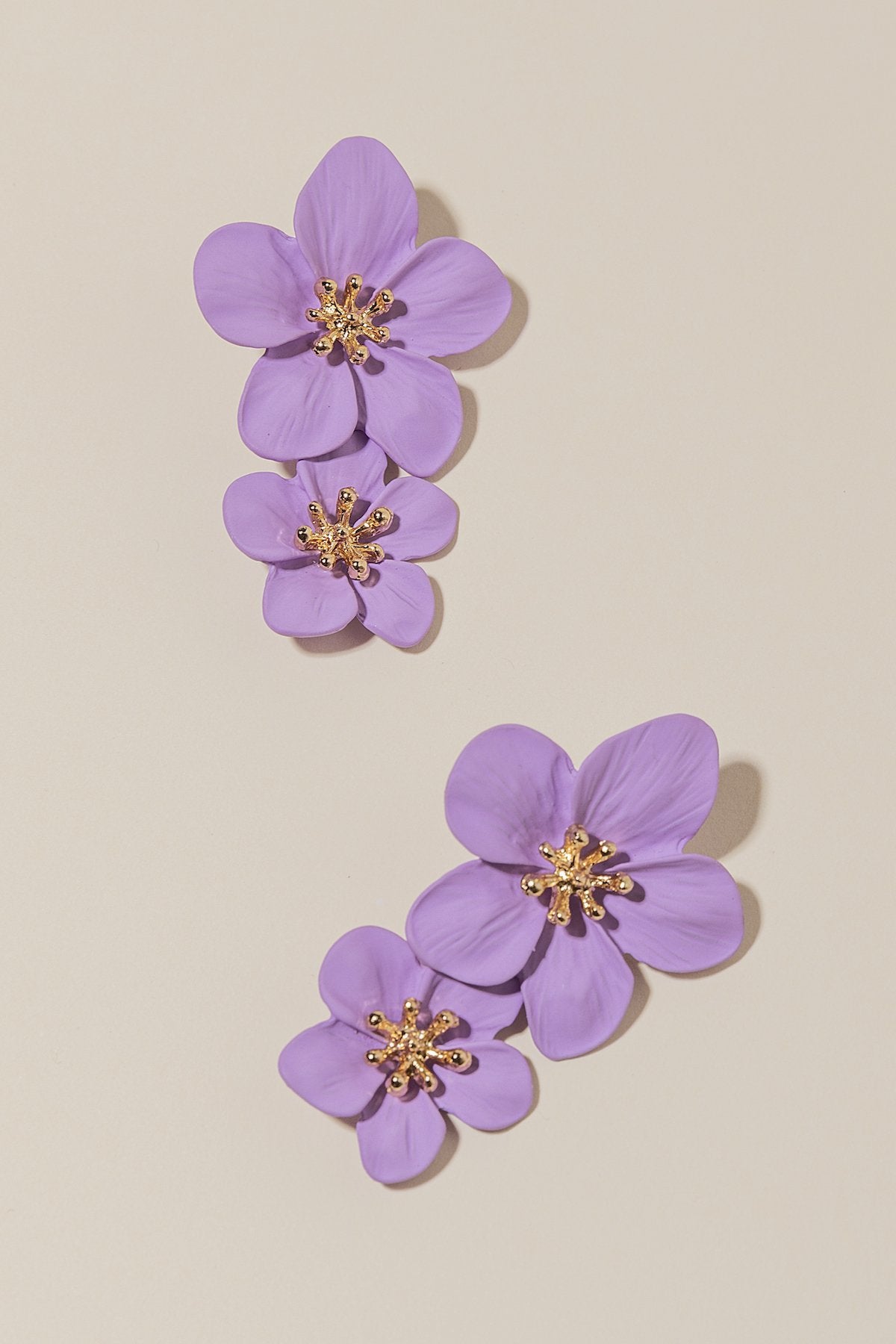 Pendientes Orchid Lila · Rivera · - Bruna