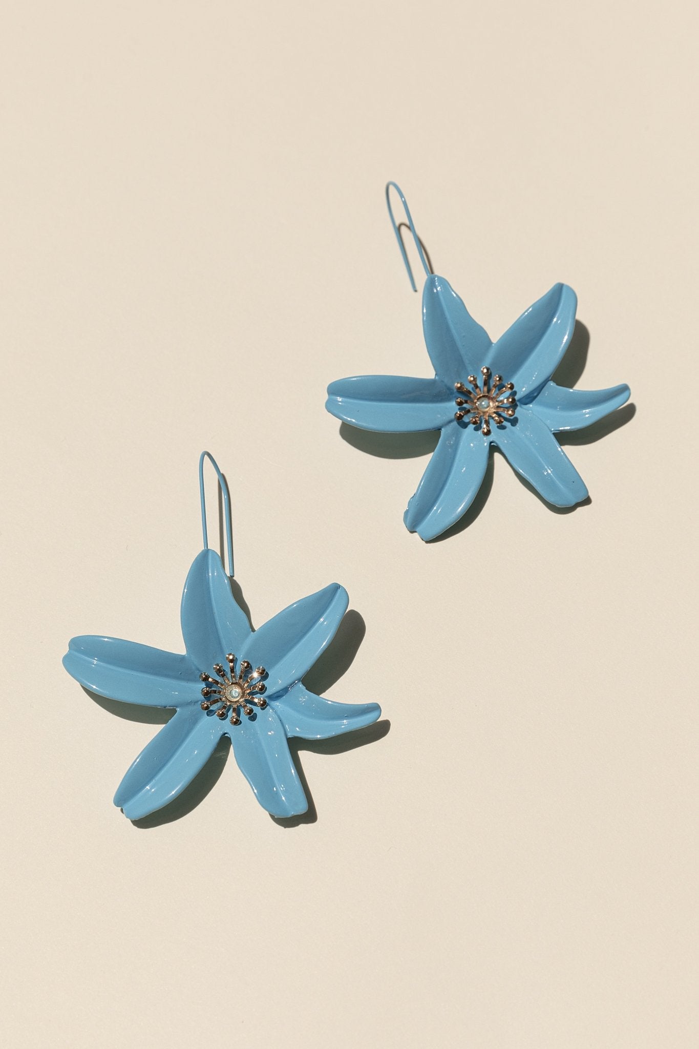 Pendientes Prune Azul · Rivera · - Bruna