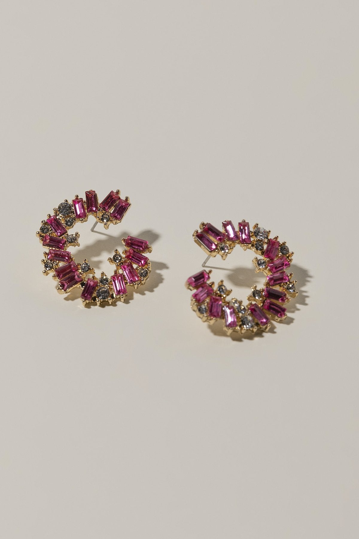 Pendientes Round Pink · Lady B · - Bruna