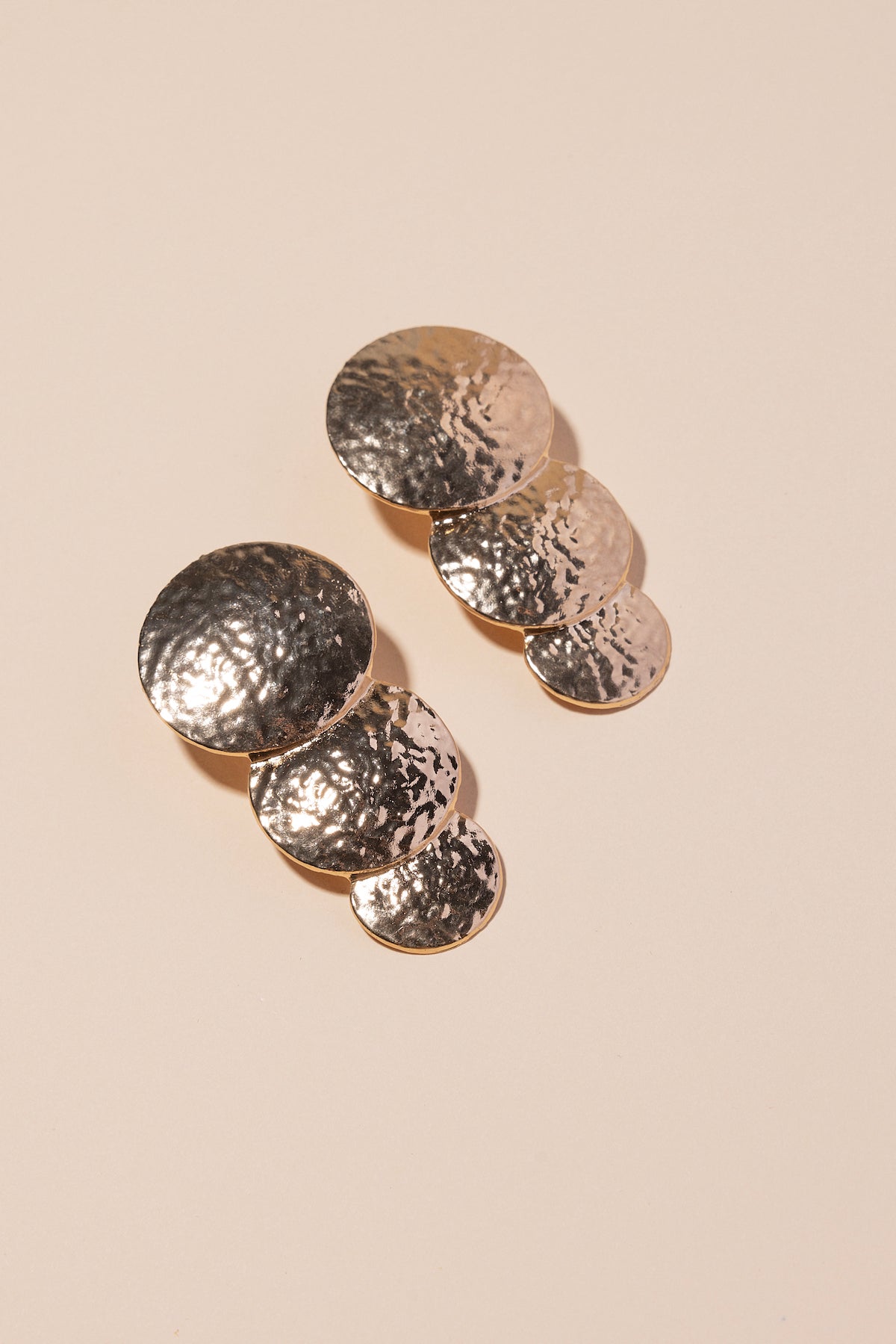 Pendientes Triple Gold · Le Jardin · - Bruna