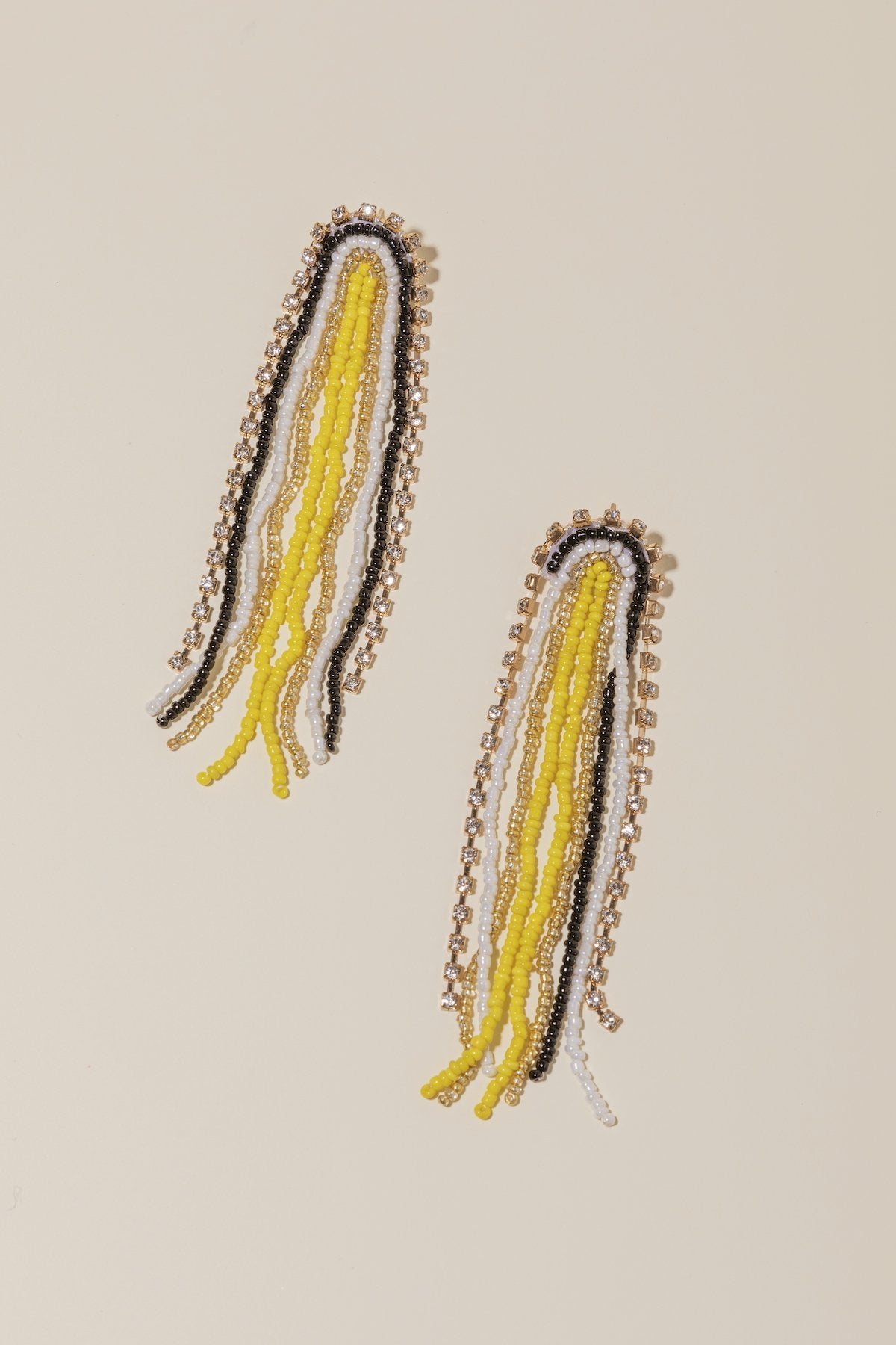 Pendientes Yellow Strass · Rivera · - Bruna