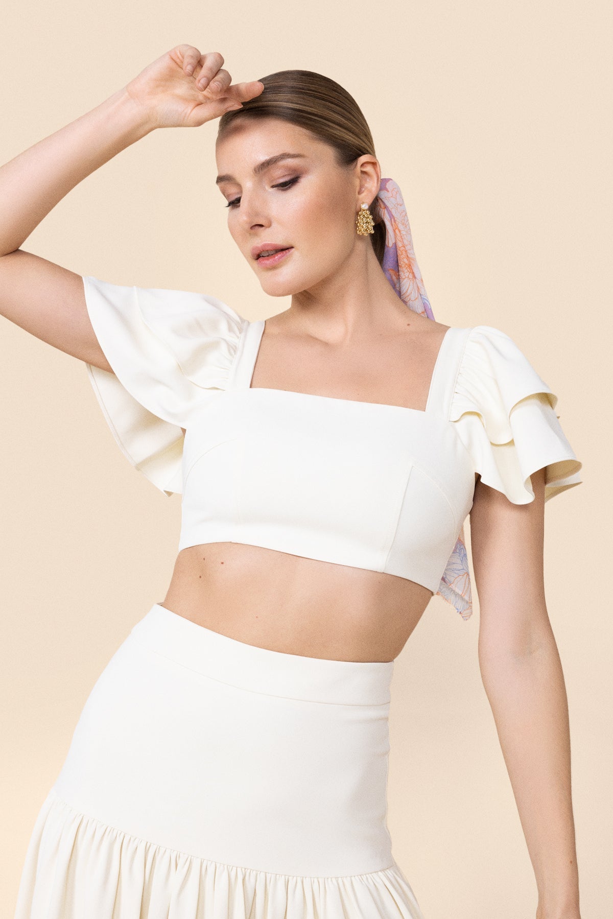 Top Bree Cream · Le Jardin · - Bruna