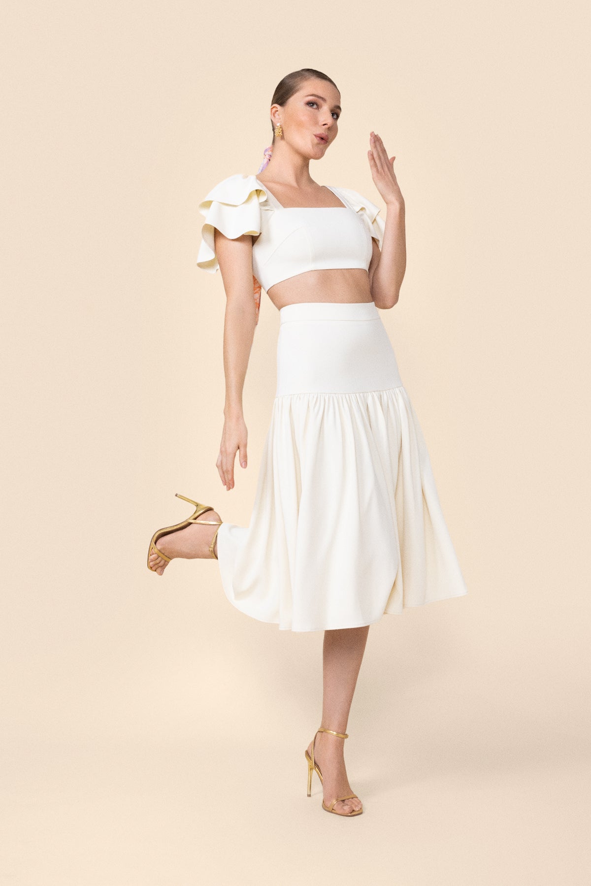 Top Bree Cream · Le Jardin · - Bruna