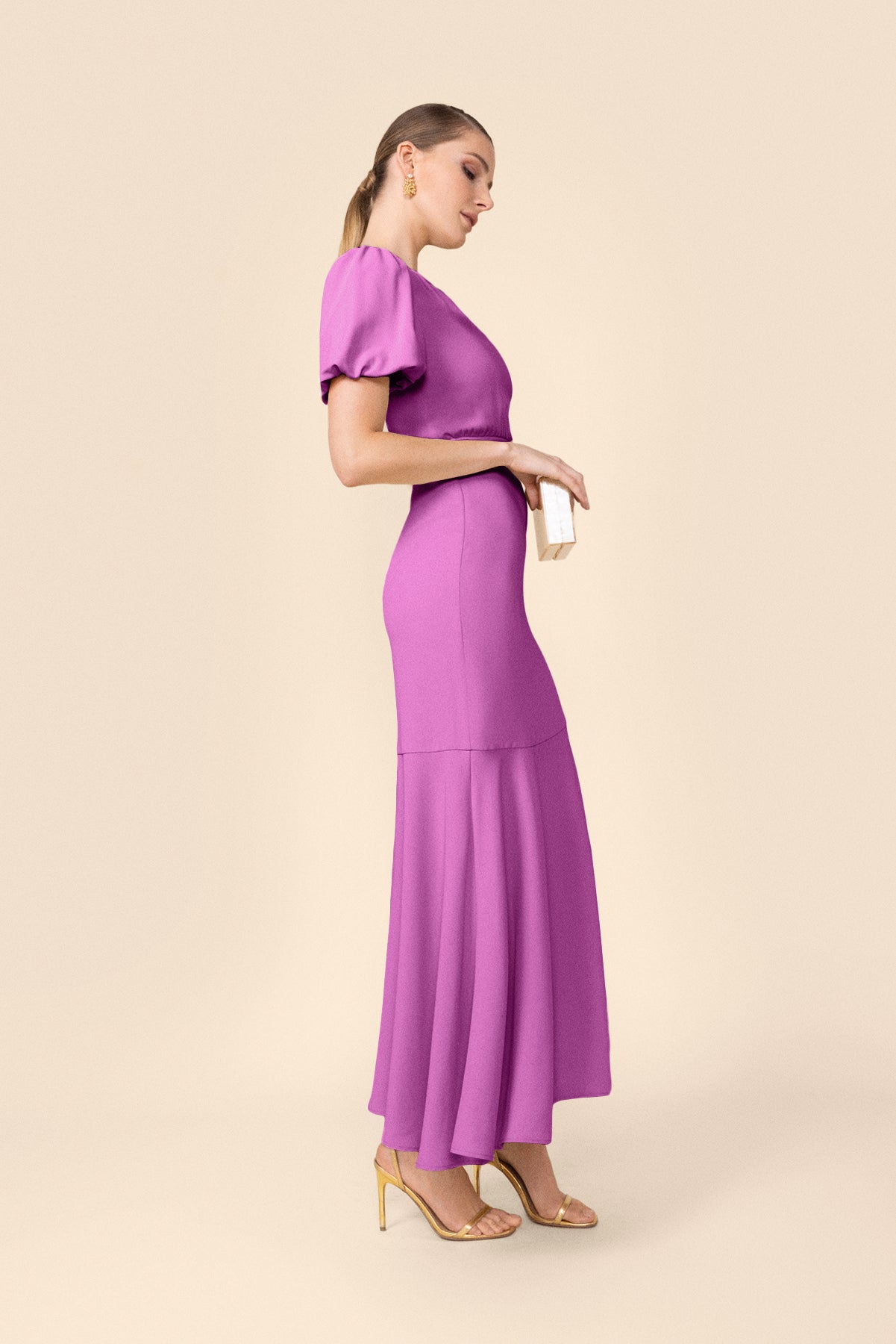 Vestido Aurora Mauve · Le Jardin · - Bruna