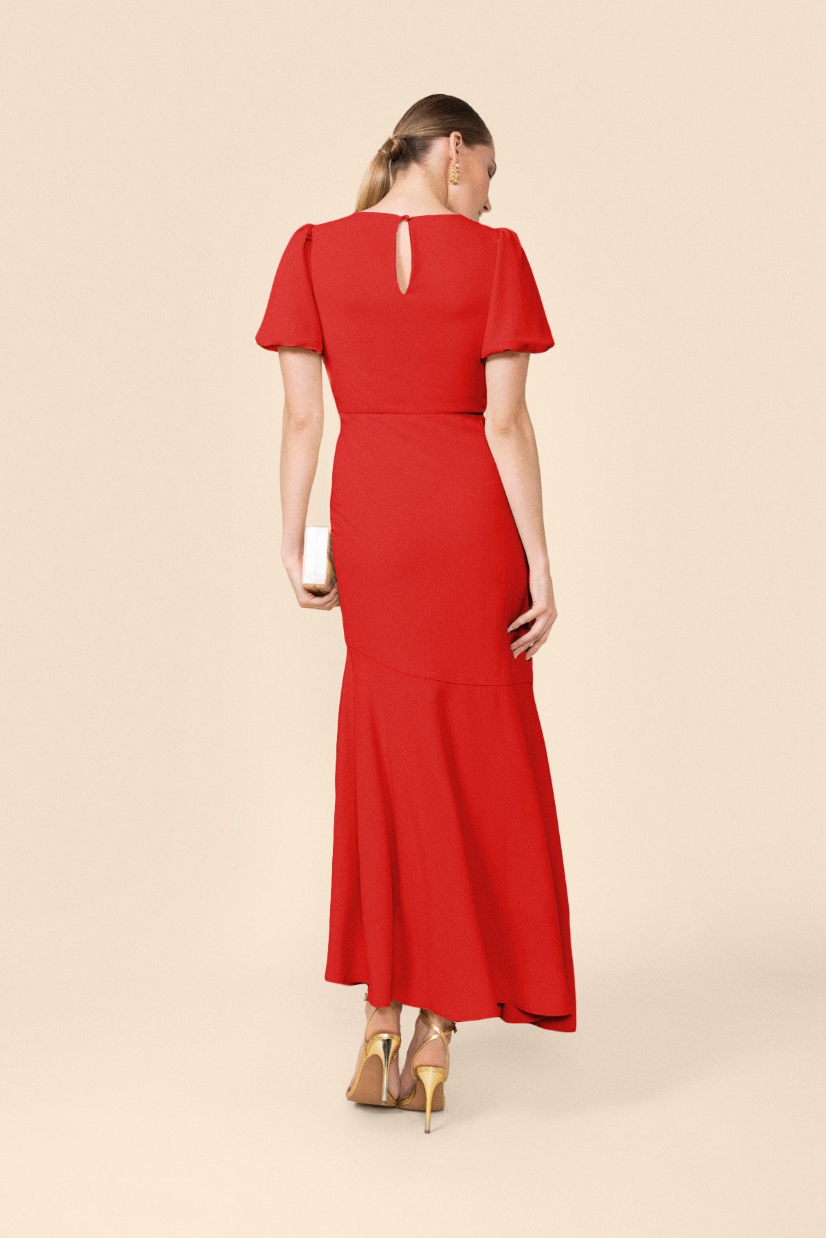 Vestido Aurora Poppy Red · Le Jardin · - Bruna