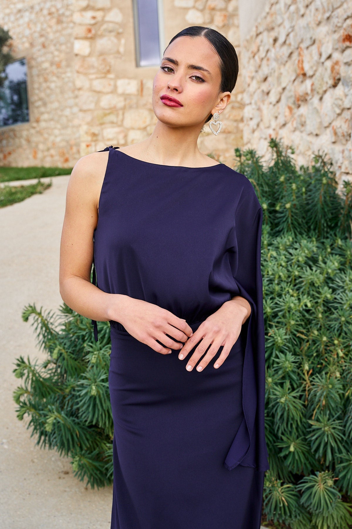 Vestido Ava Navy · Le Jardin · - Bruna