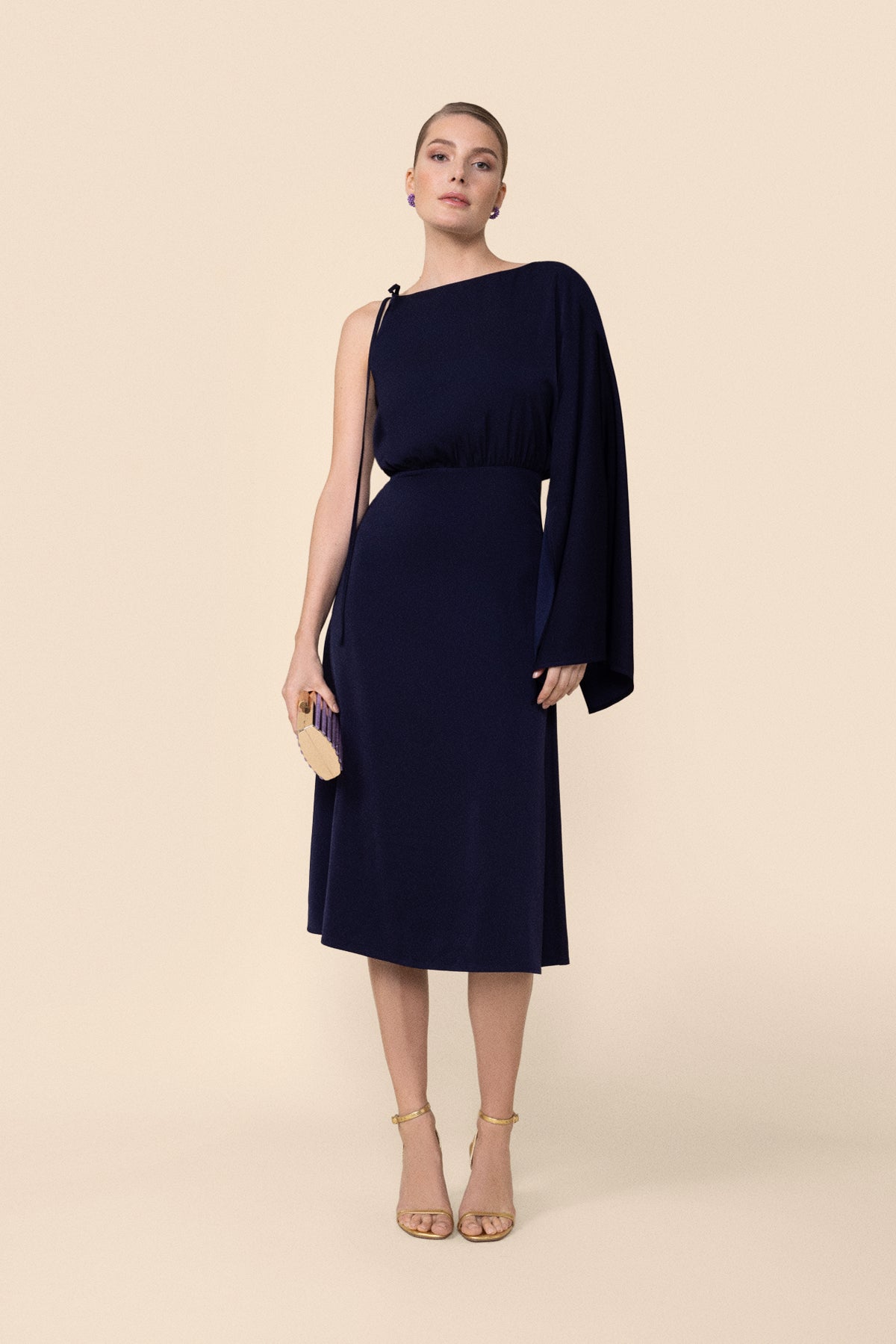 Vestido Ava Navy · Le Jardin · - Bruna