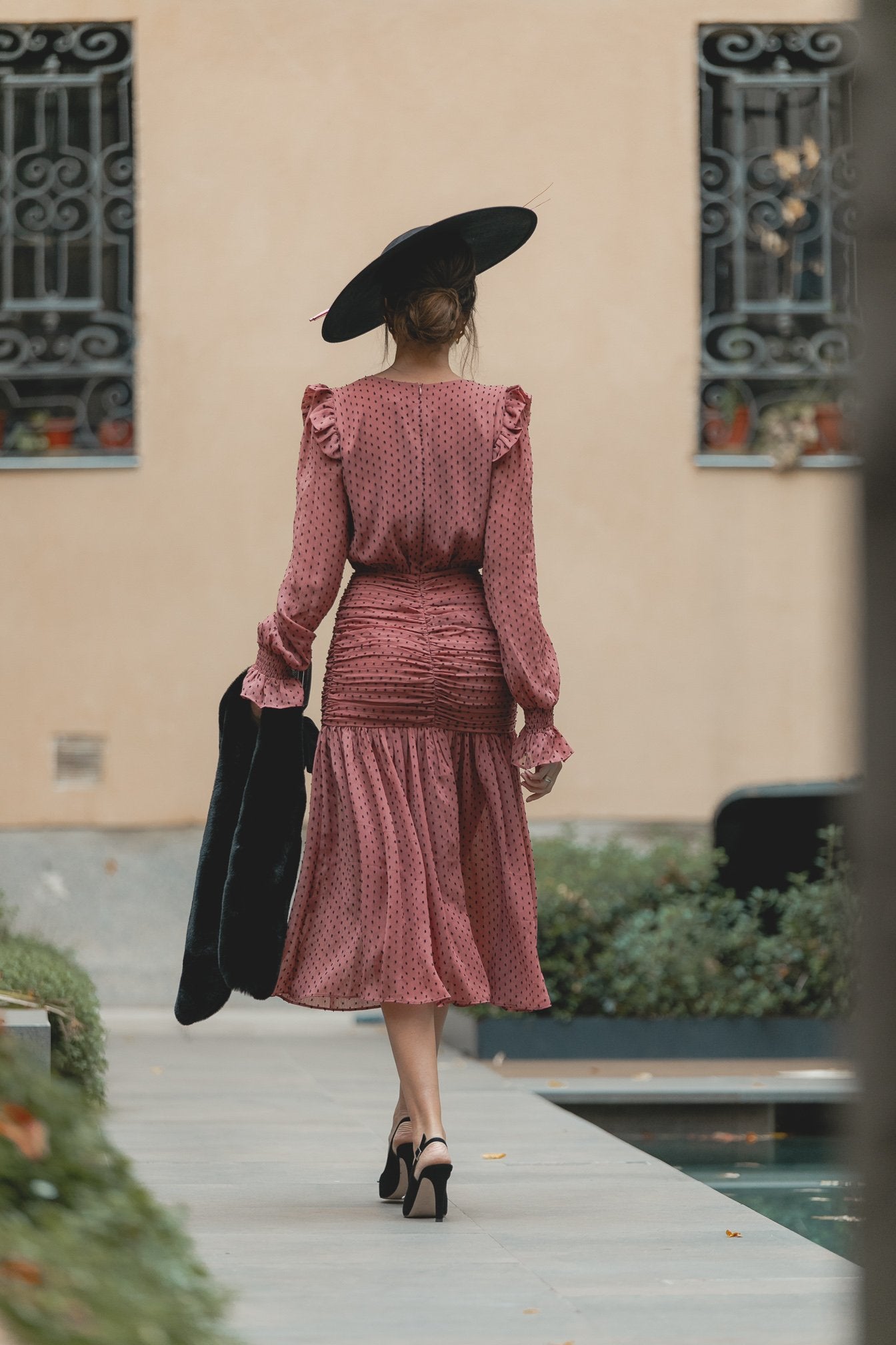 Vestido Casilda Plumeti Rosa Lipstick · Lady B · - Bruna