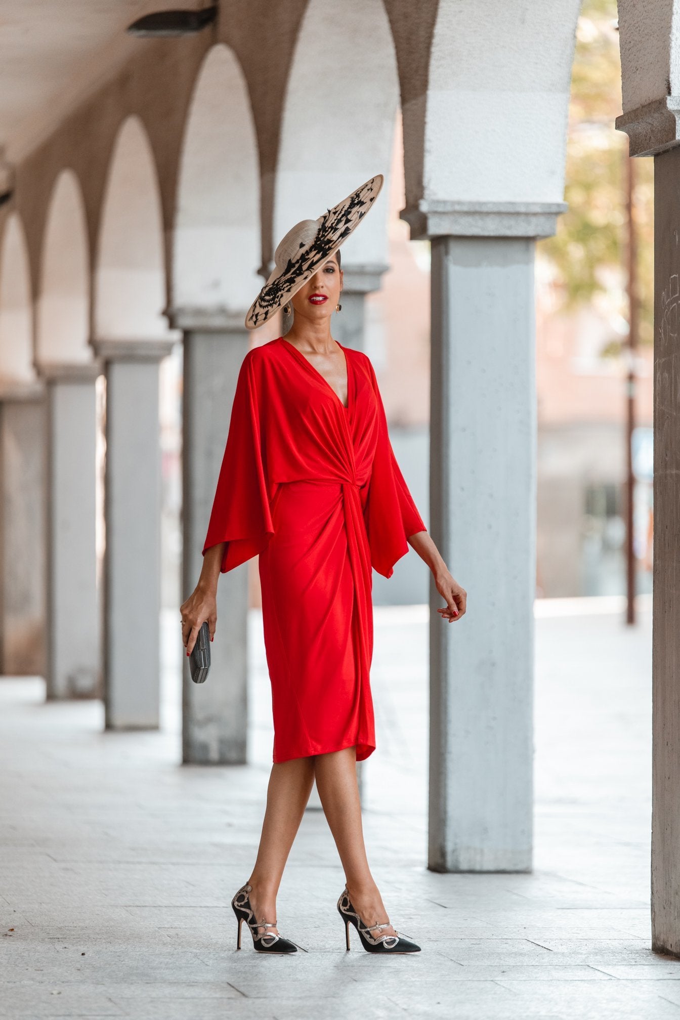 Vestido Cher Rojo Fire · Rivera · - Bruna