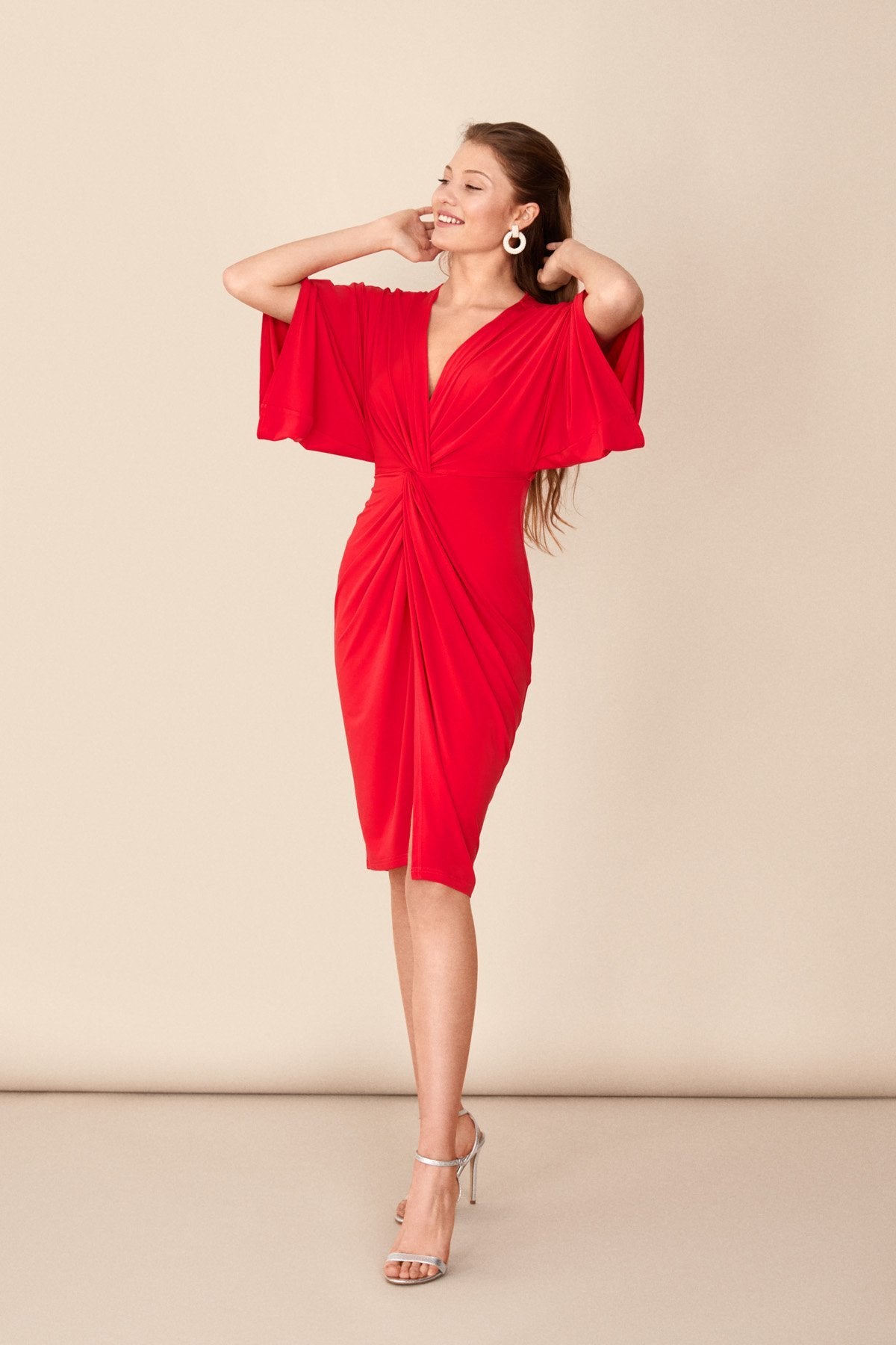 Vestido Cher Rojo Fire · Rivera · - Bruna