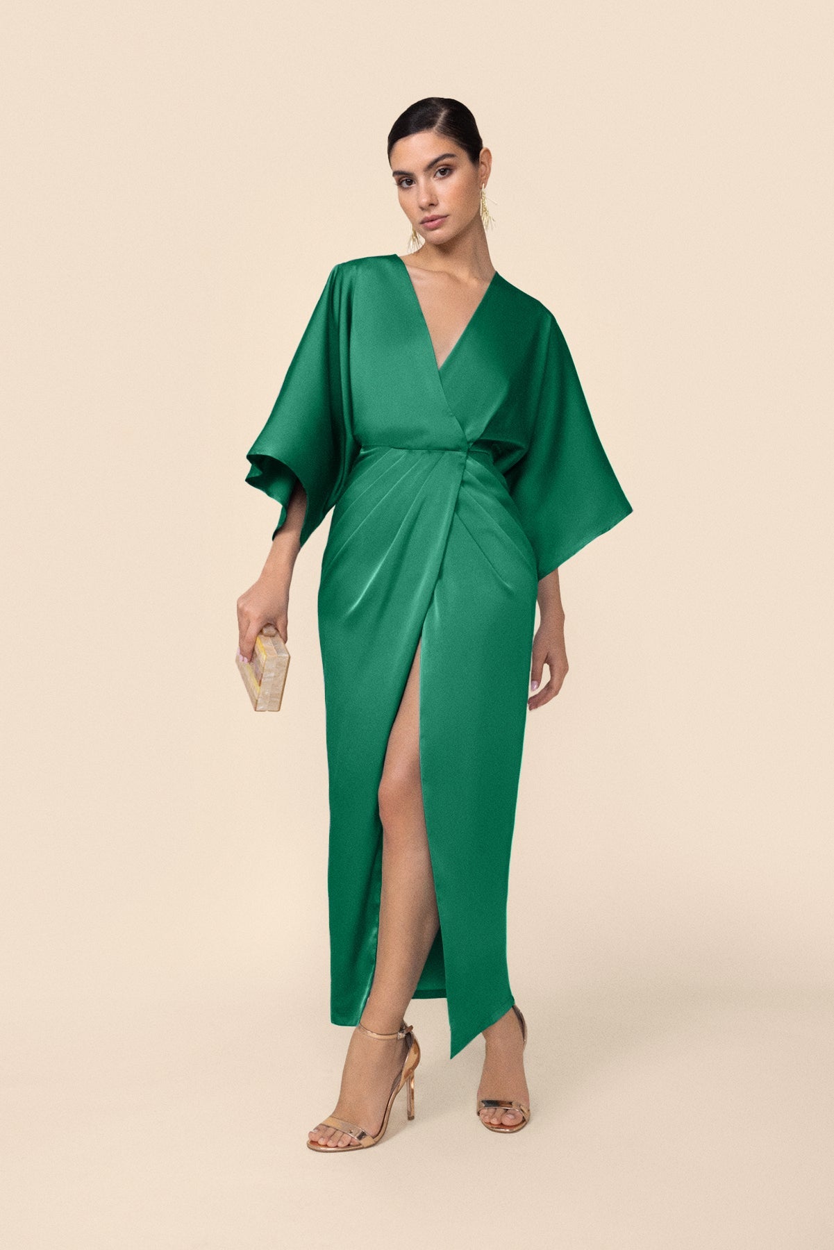 Vestido Clo Emerald · Le Jardin · - Bruna