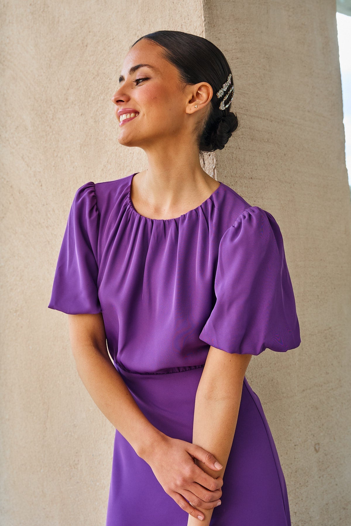 Vestido Eleonora Purple · Le Jardin · - Bruna