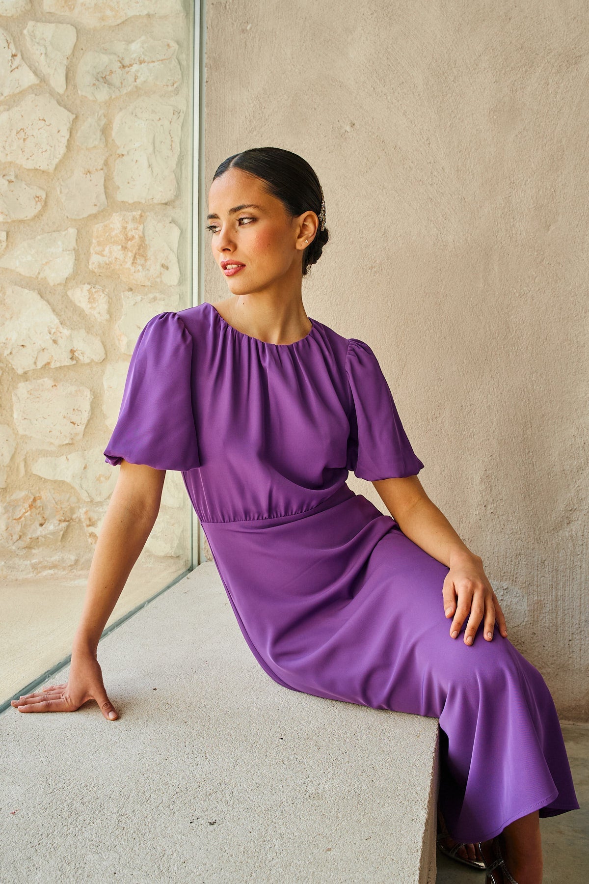 Vestido Eleonora Purple · Le Jardin · - Bruna