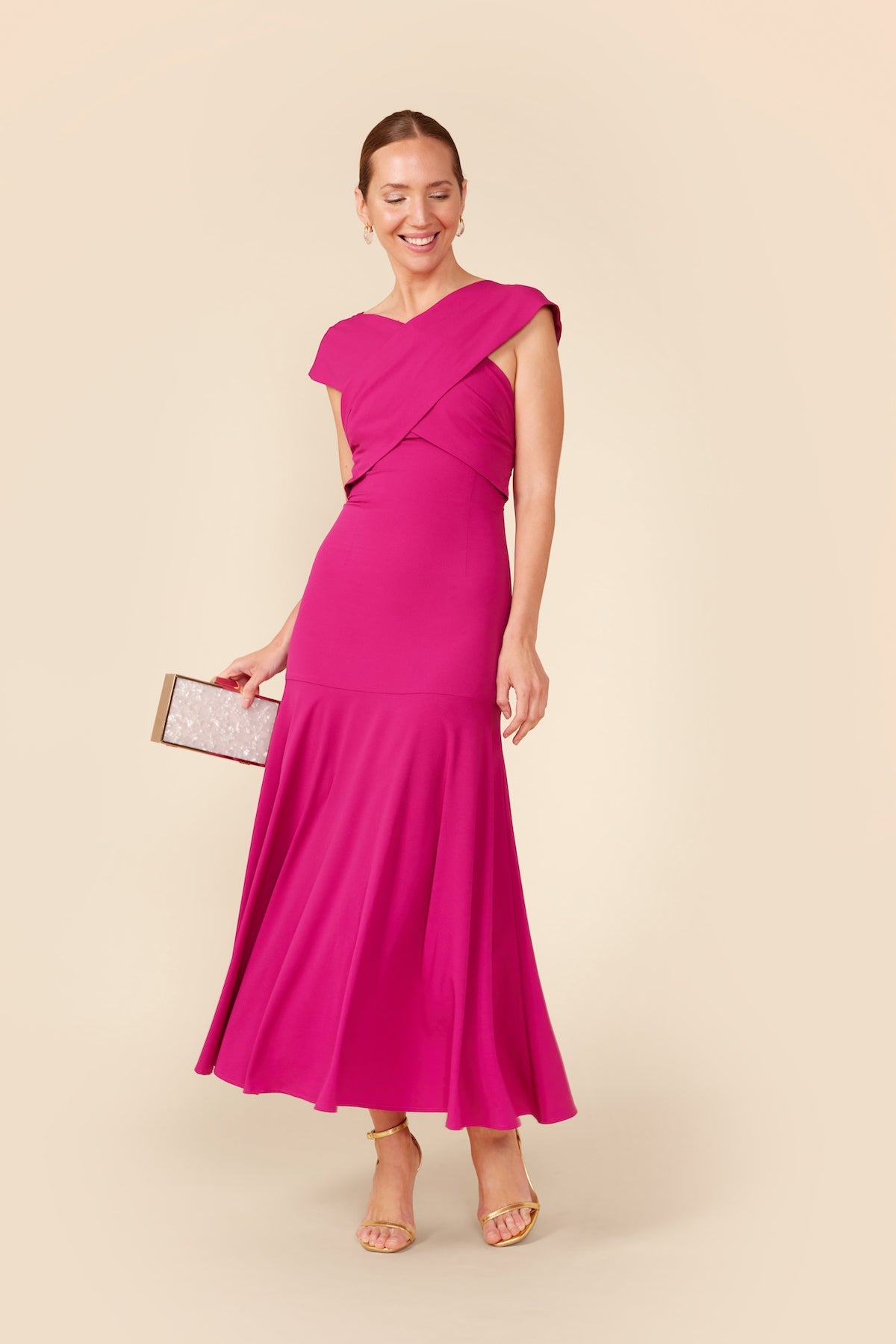 Vestido Fuji Magenta · Hamptons · - Bruna