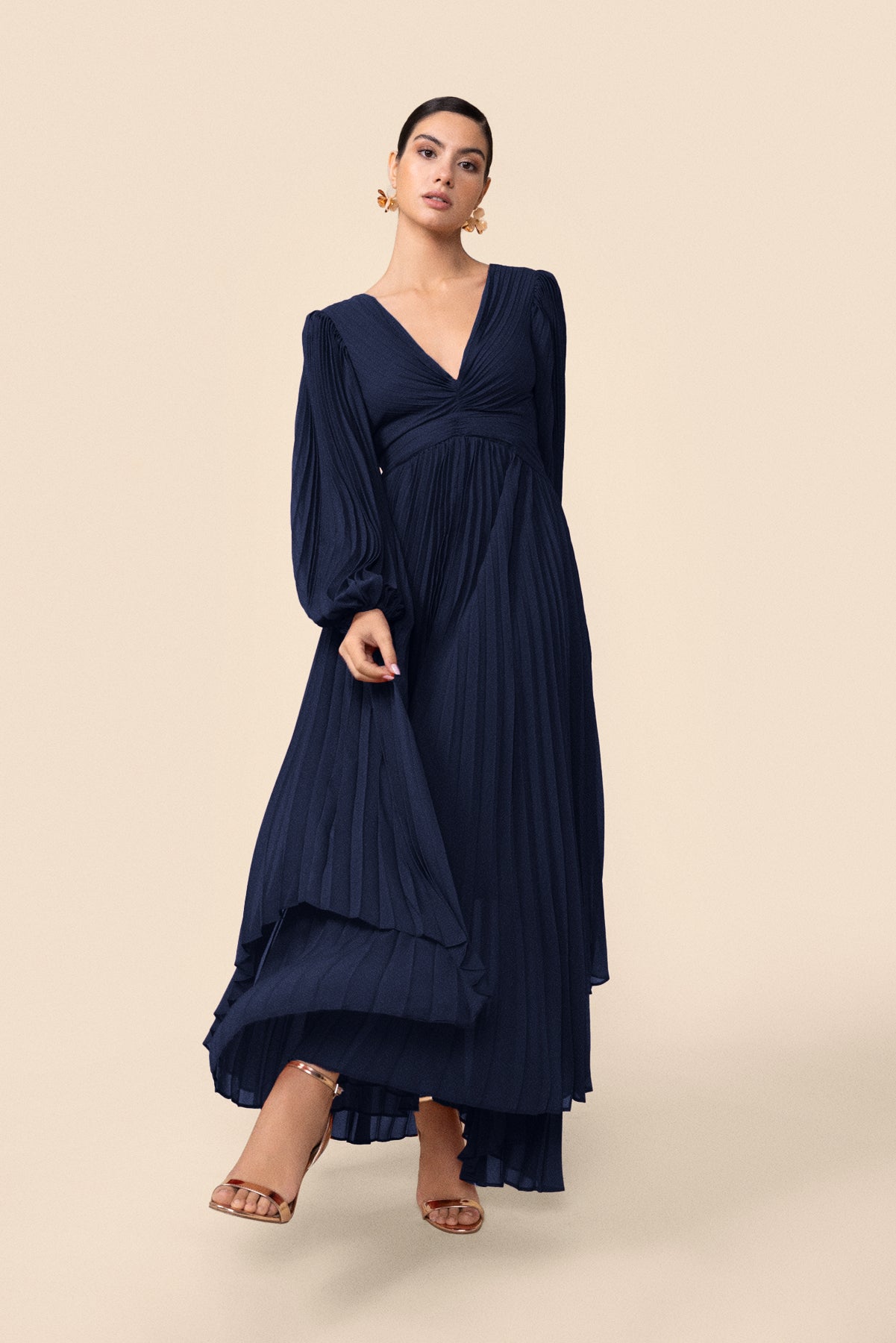 Vestido Gretel Navy · Le Jardin · - Bruna