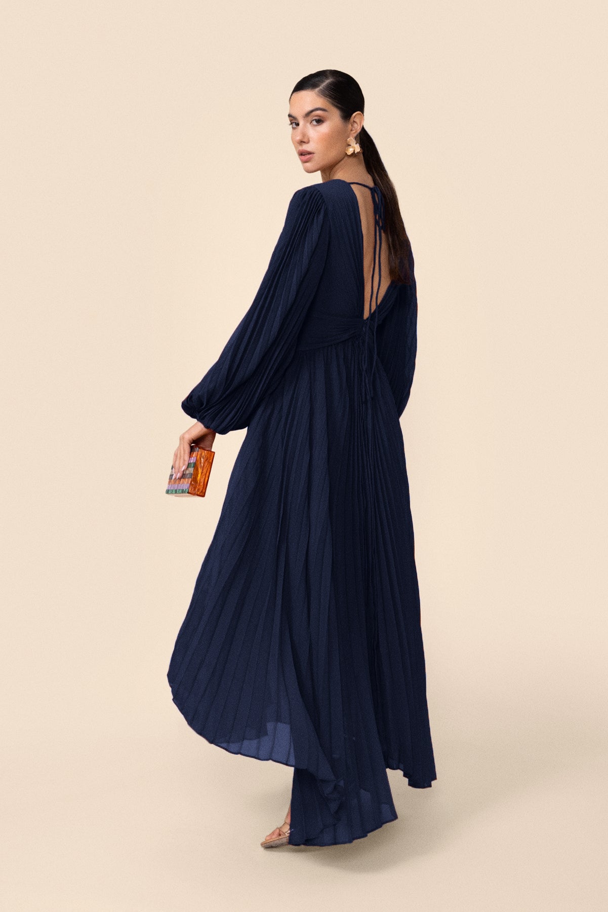 Vestido Gretel Navy · Le Jardin · - Bruna