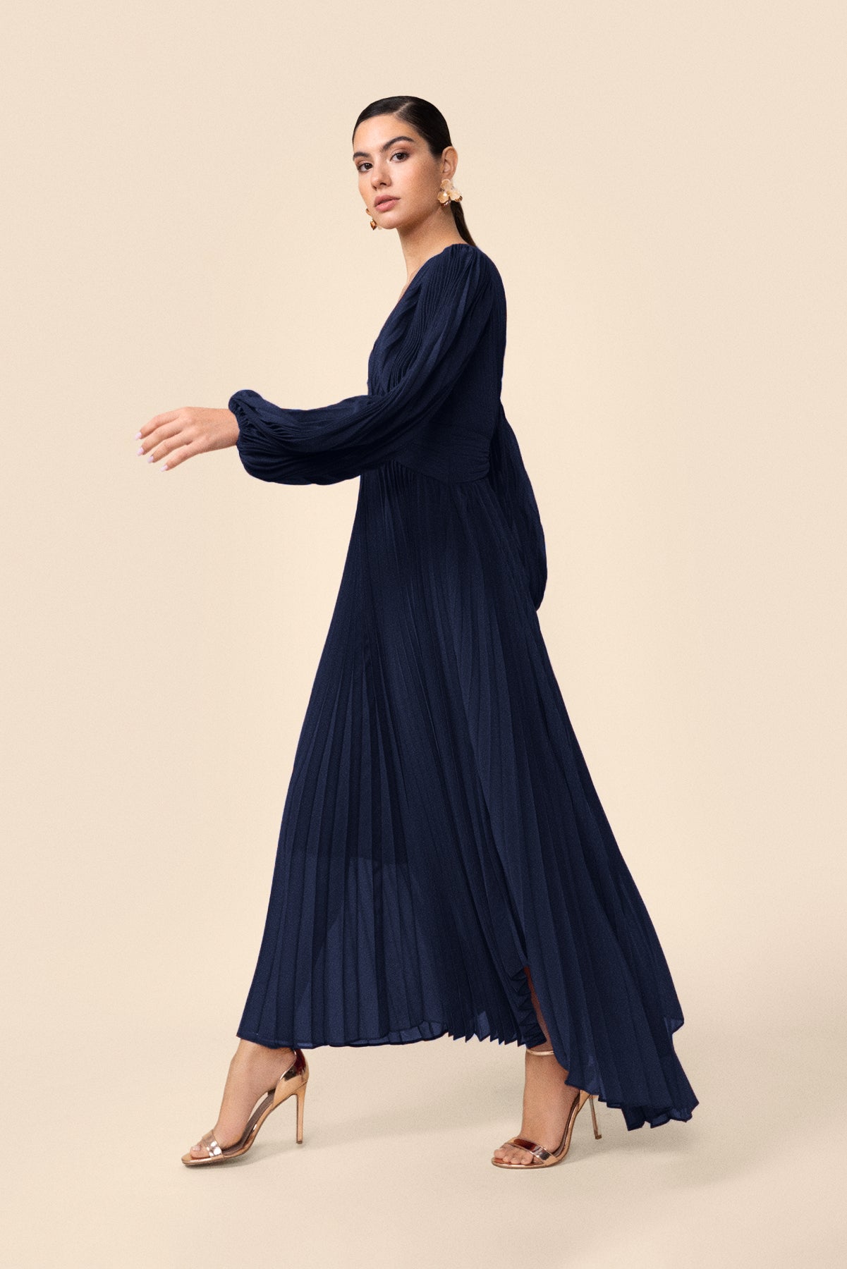 Vestido Gretel Navy · Le Jardin · - Bruna