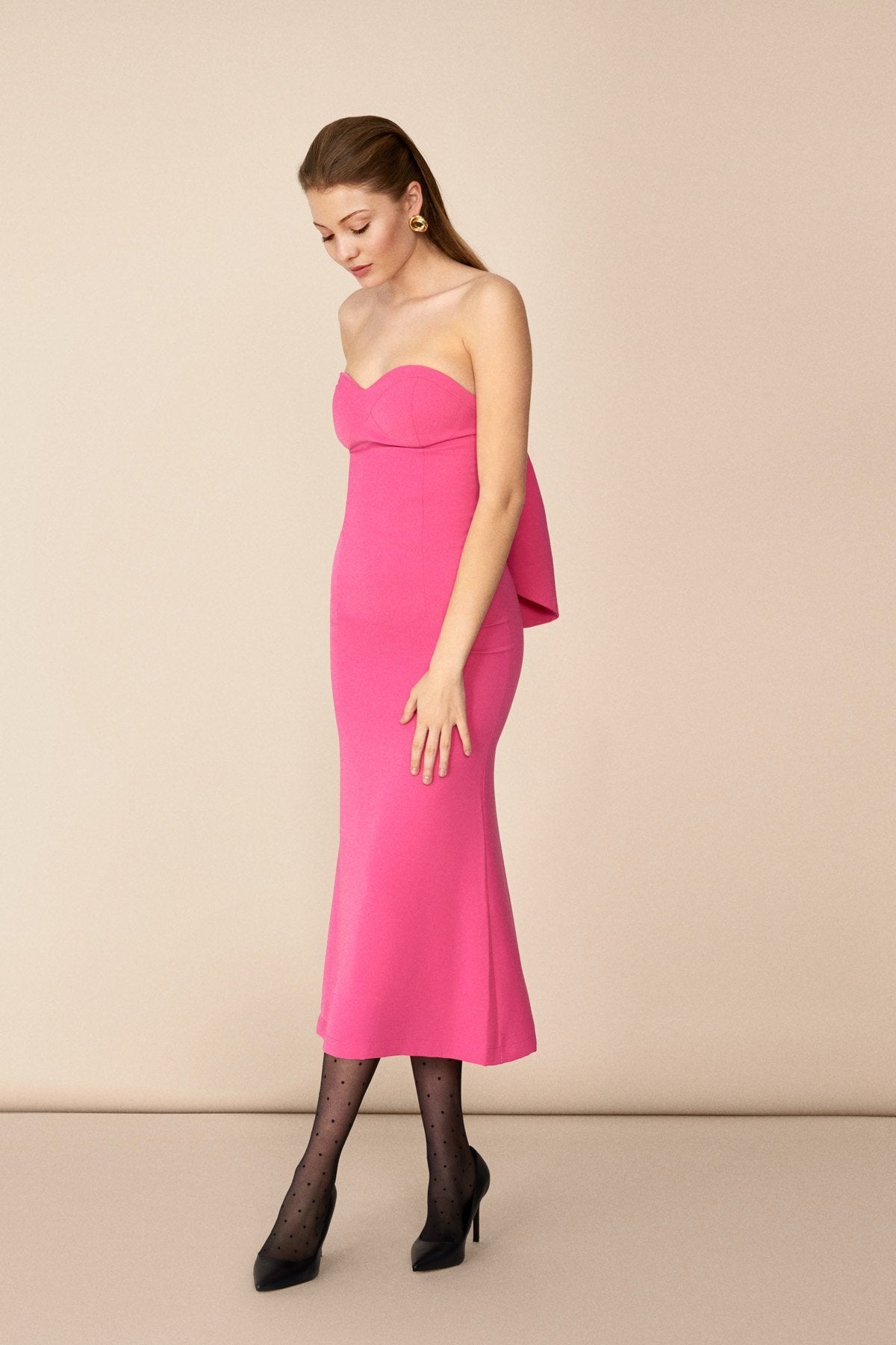 Vestido Julia Fucsia Flamingo · Rivera · - Bruna