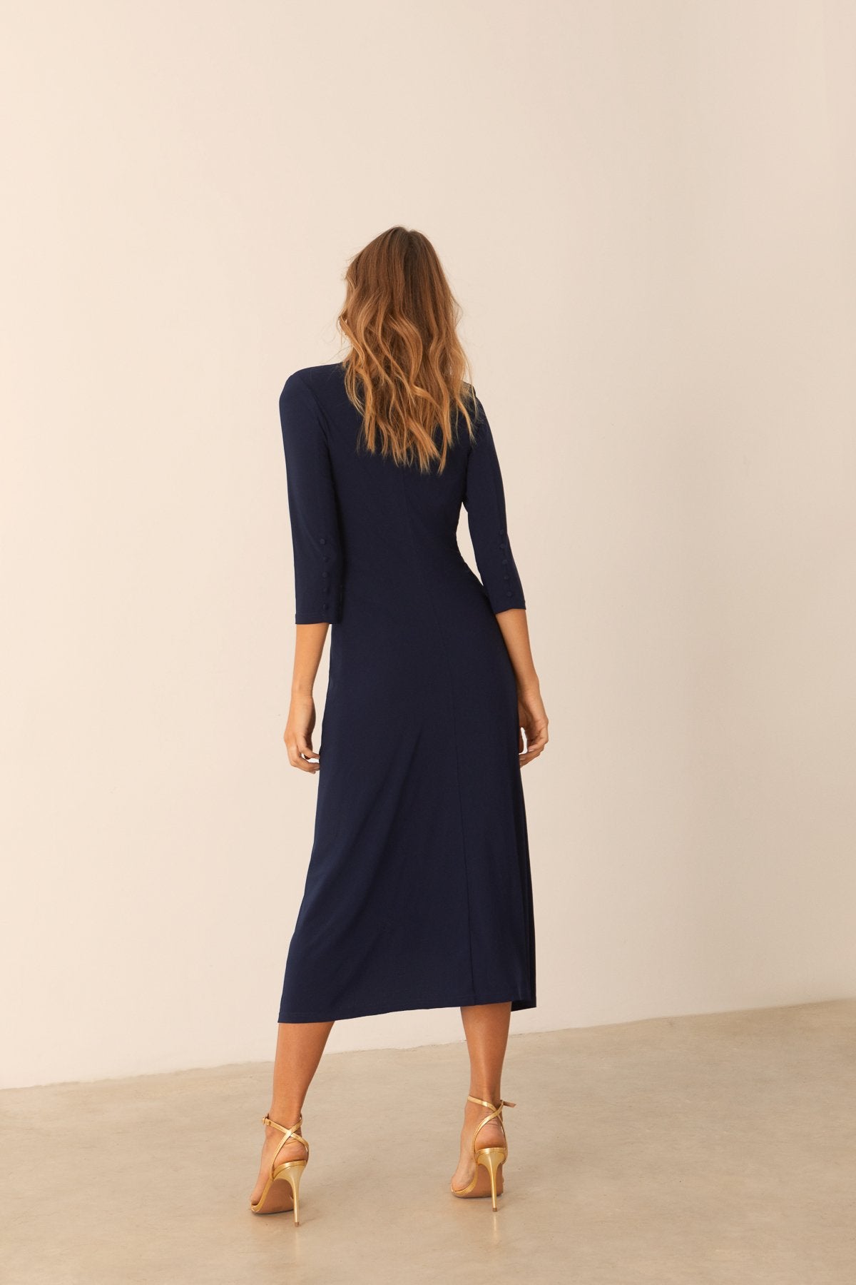 Vestido Kaira Navy · Pretty in Pink · - Bruna